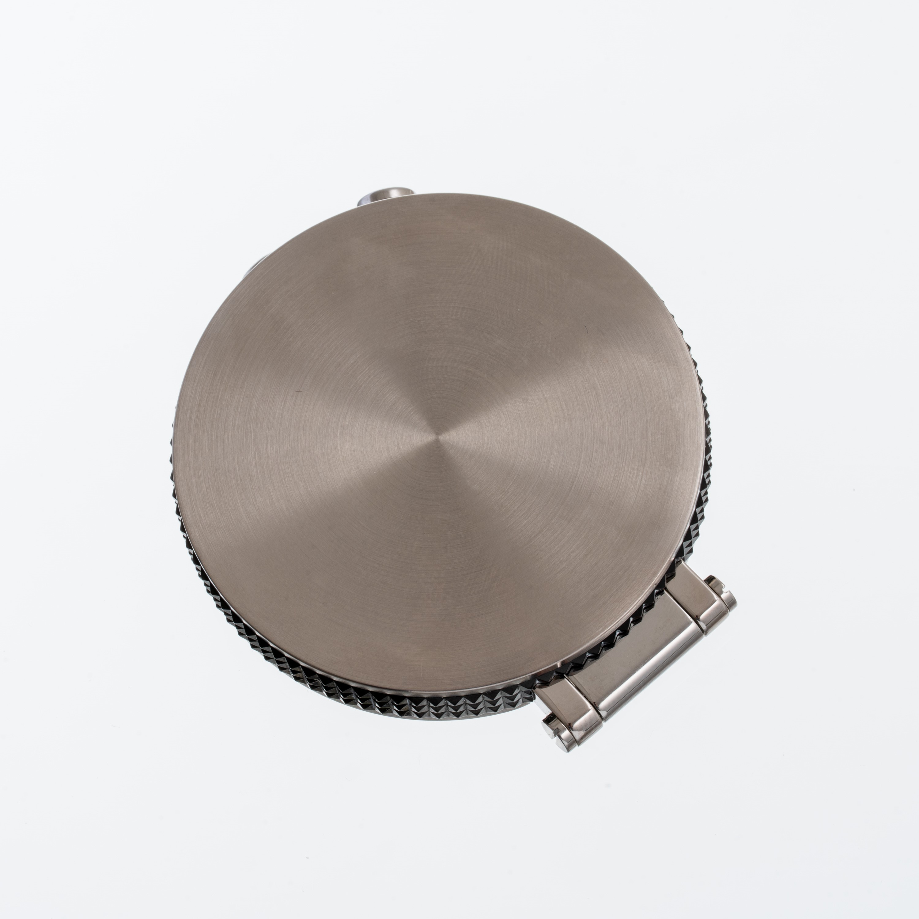 CARTIER - PASHA DESK CLOCKOROLOGIO DA TAVOLO IN ACCIAIO CON QUADRANTE NERO