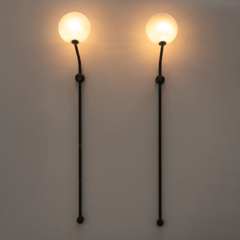 ACHILLE CASTIGLIONI, COPPIA DI APPLIQUE 'PARTER'