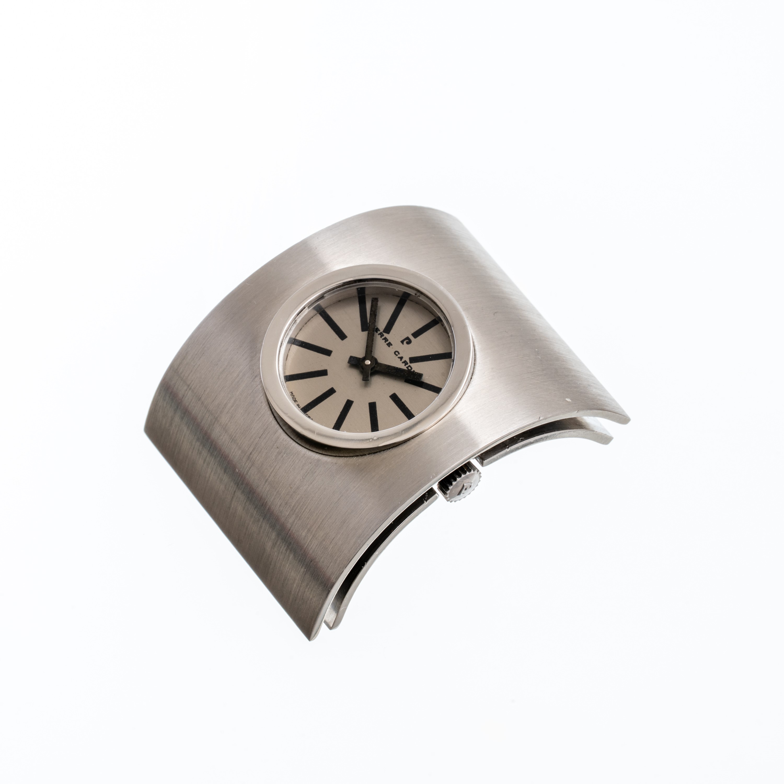 PIERRE CARDIN - DRIVEROROLOGIO DI FORMA A CARICA MANUALE IN ACCIAIO