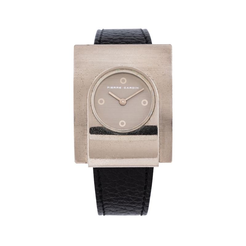 PIERRE CARDIN - TANKOROLOGIO SOLO TEMPO A CARICA MANUALE CON QUADRANTE GRIGIO