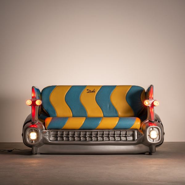ANONYMOUS, ILLUMINATED 'CADILLAC '59' SOFA
