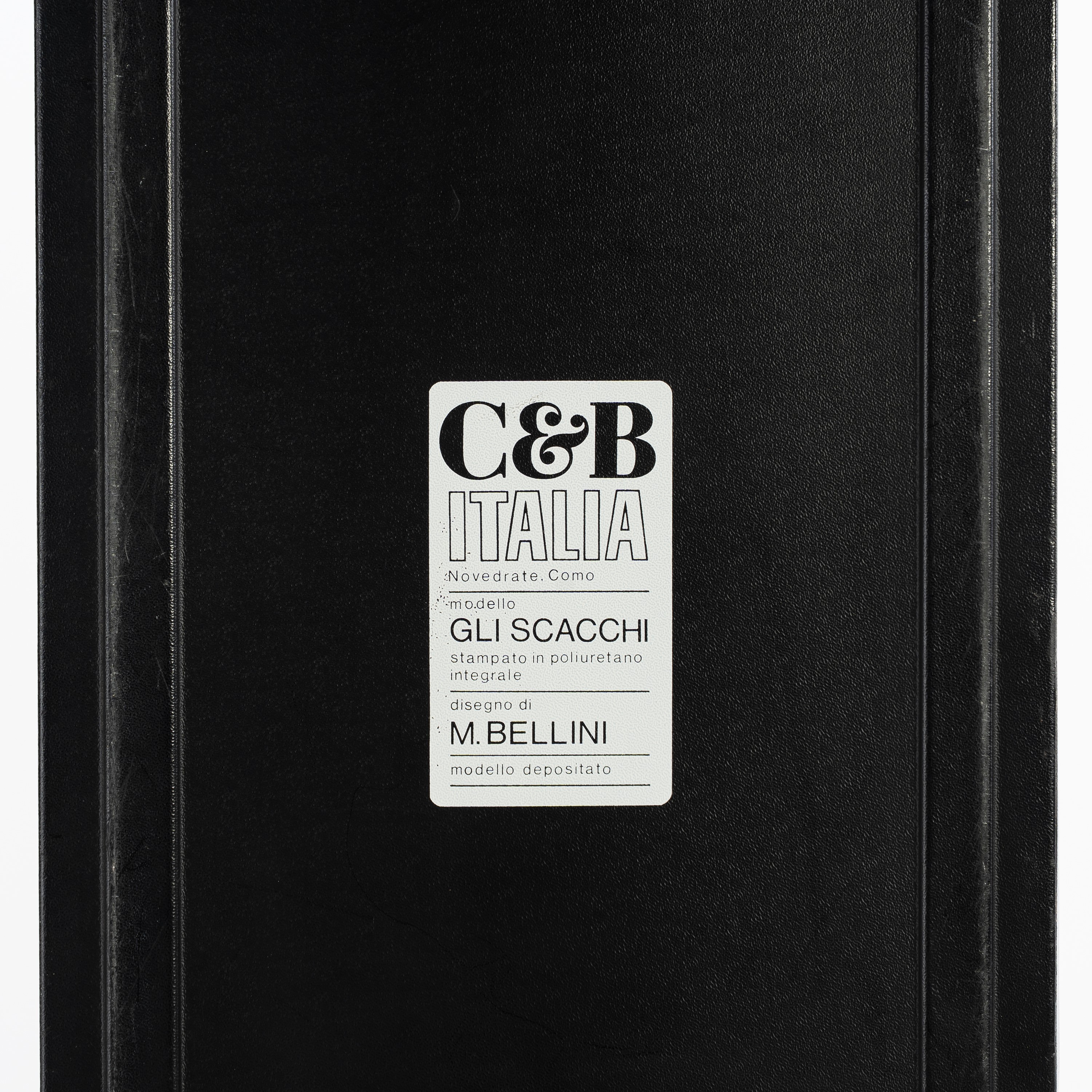 MARIO BELLINI, TRE ELEMENTI 'SCACCHI'