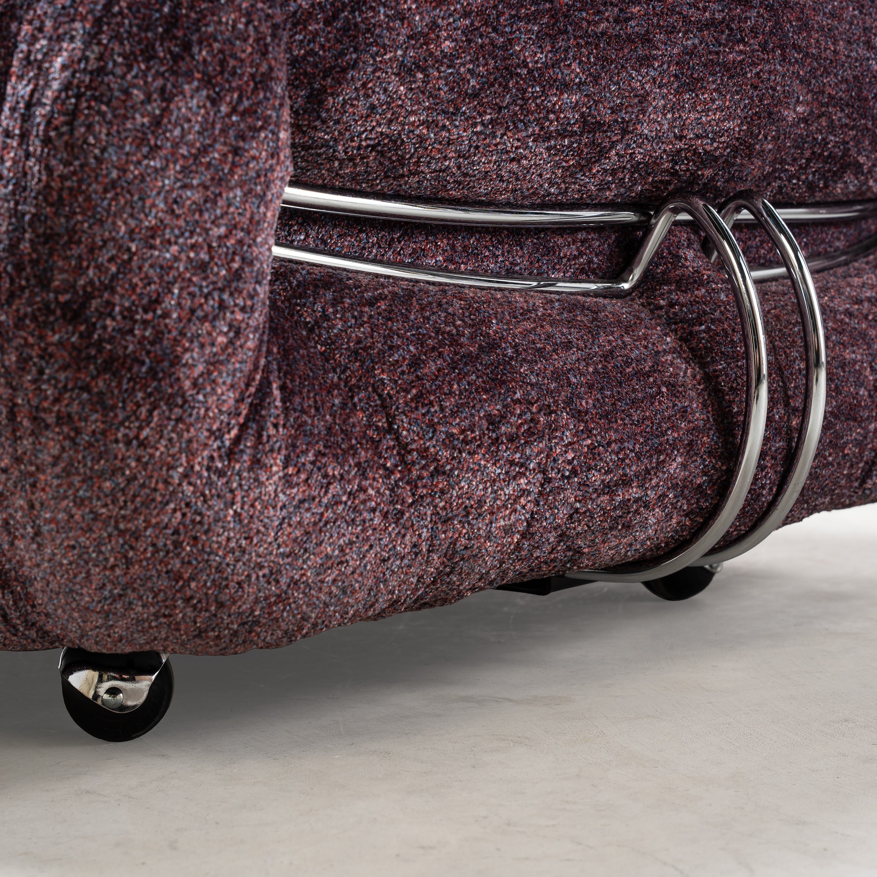 AFRA & TOBIA SCARPA, LOUNGE E POUF 'SORIANA'