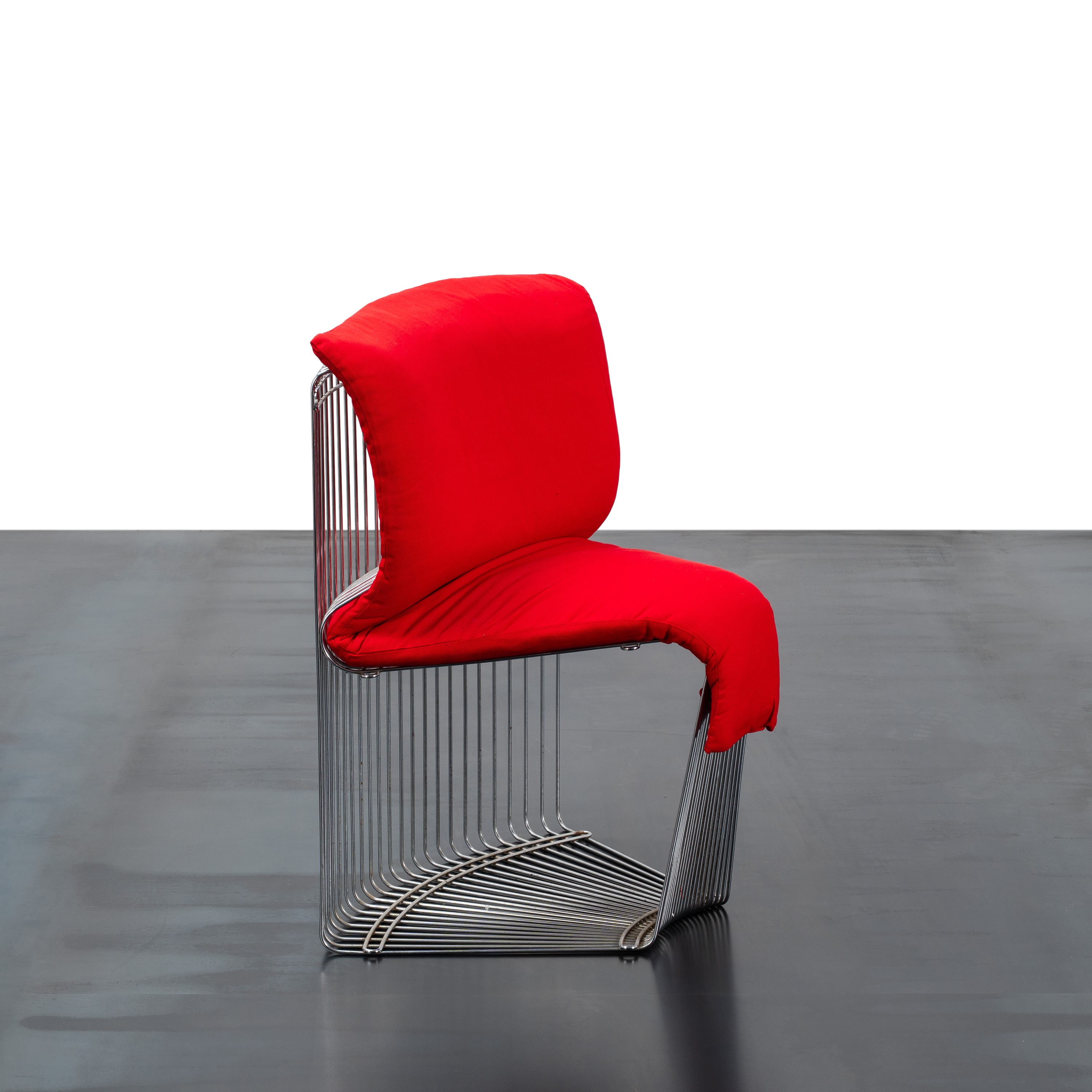 VERNER PANTON, TAVOLO E SET DI SEI SEDIE 'PANTONOVA'