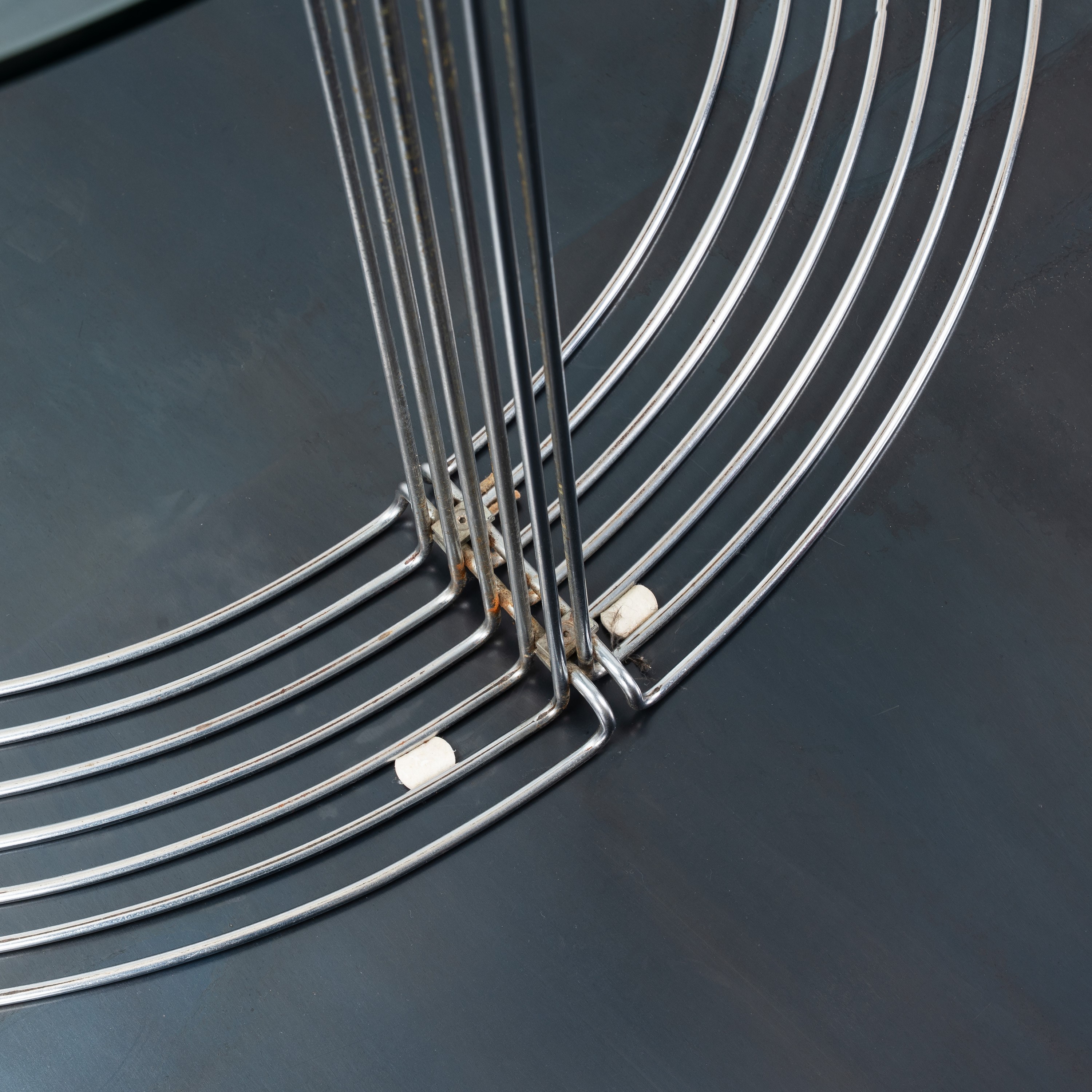 VERNER PANTON, TAVOLO E SET DI SEI SEDIE 'PANTONOVA'