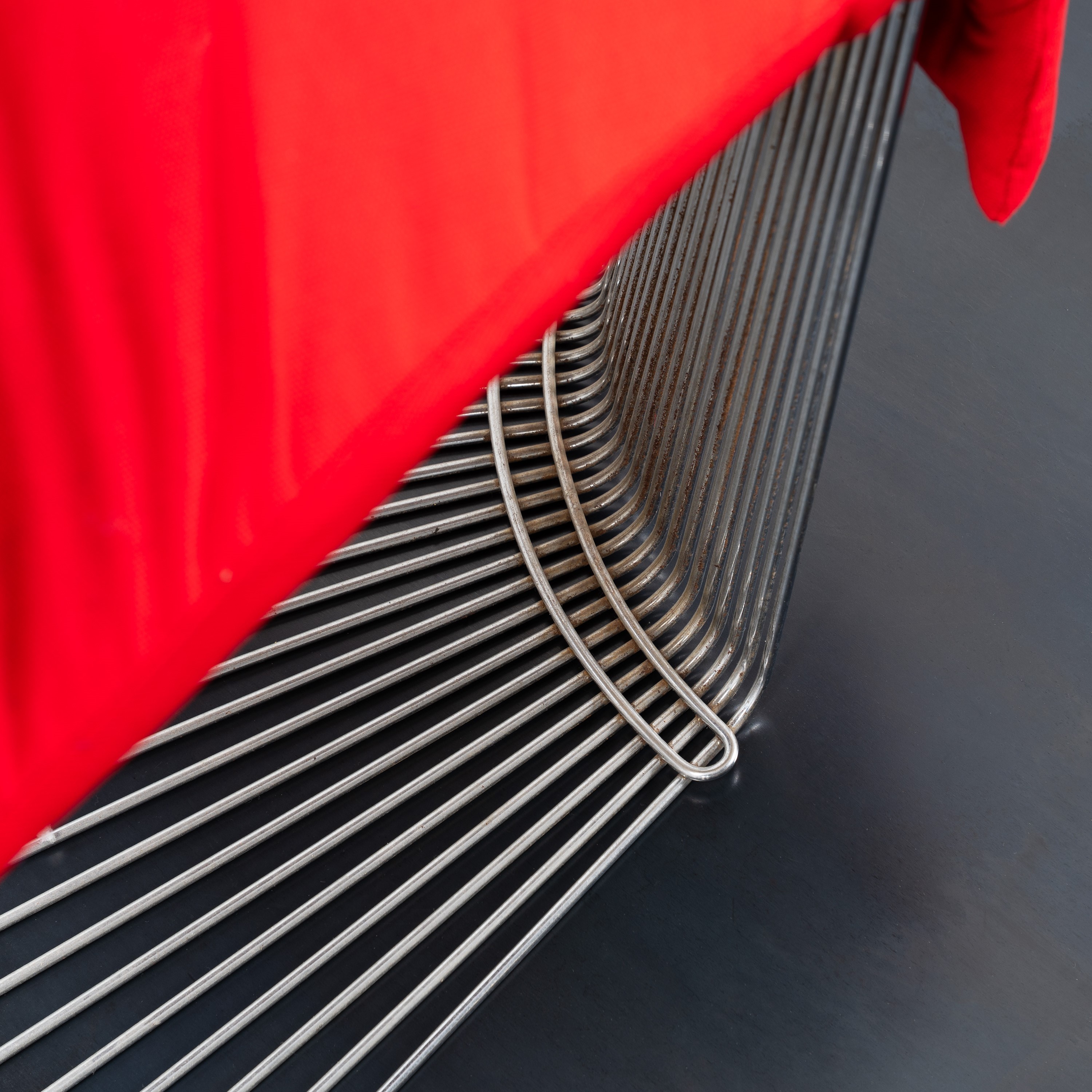 VERNER PANTON, TAVOLO E SET DI SEI SEDIE 'PANTONOVA'