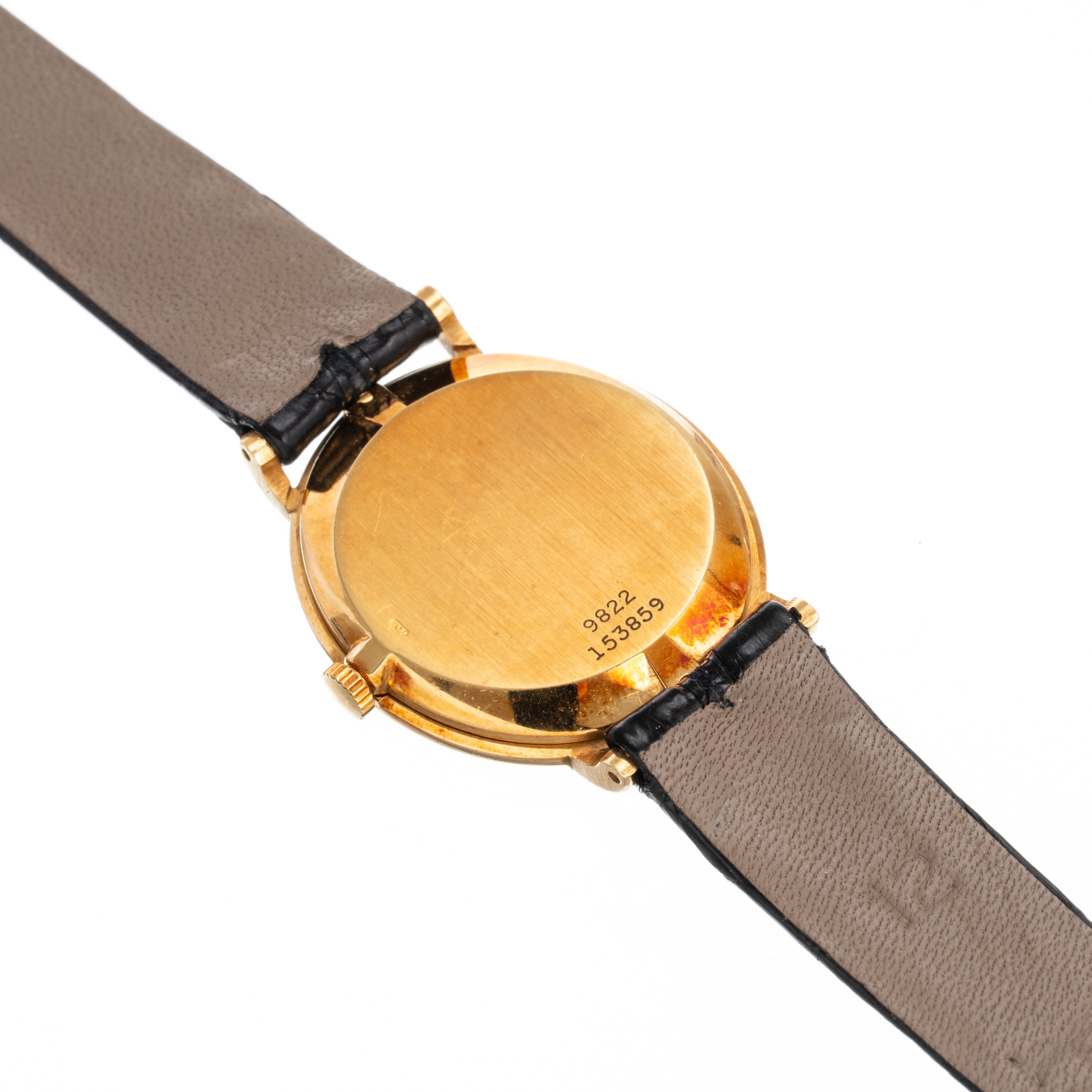 PIAGETOROLOGIO DA POLSO A CARICA MANUALE IN ORO GIALLO 18KT CON QUADRANTE IN ONICE E BRILLANTI