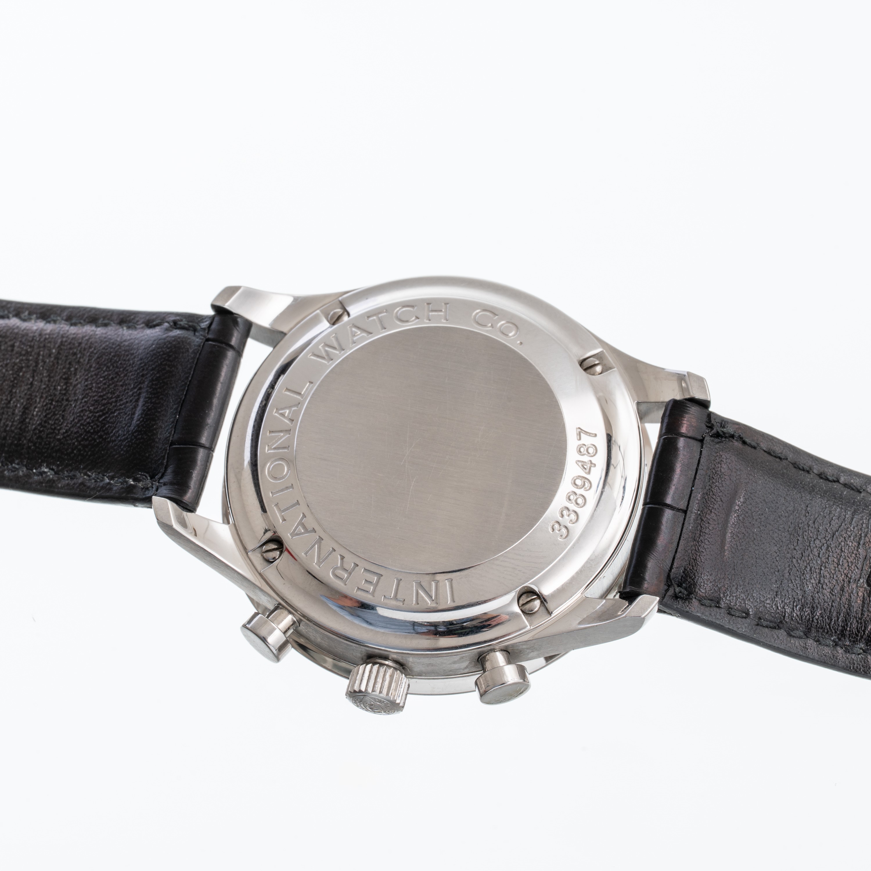 IWC - PORTOGHESECRONOGRAFO A CARICA AUTOMATICA IN ACCIAIO CON QUADRANTE BIANCO