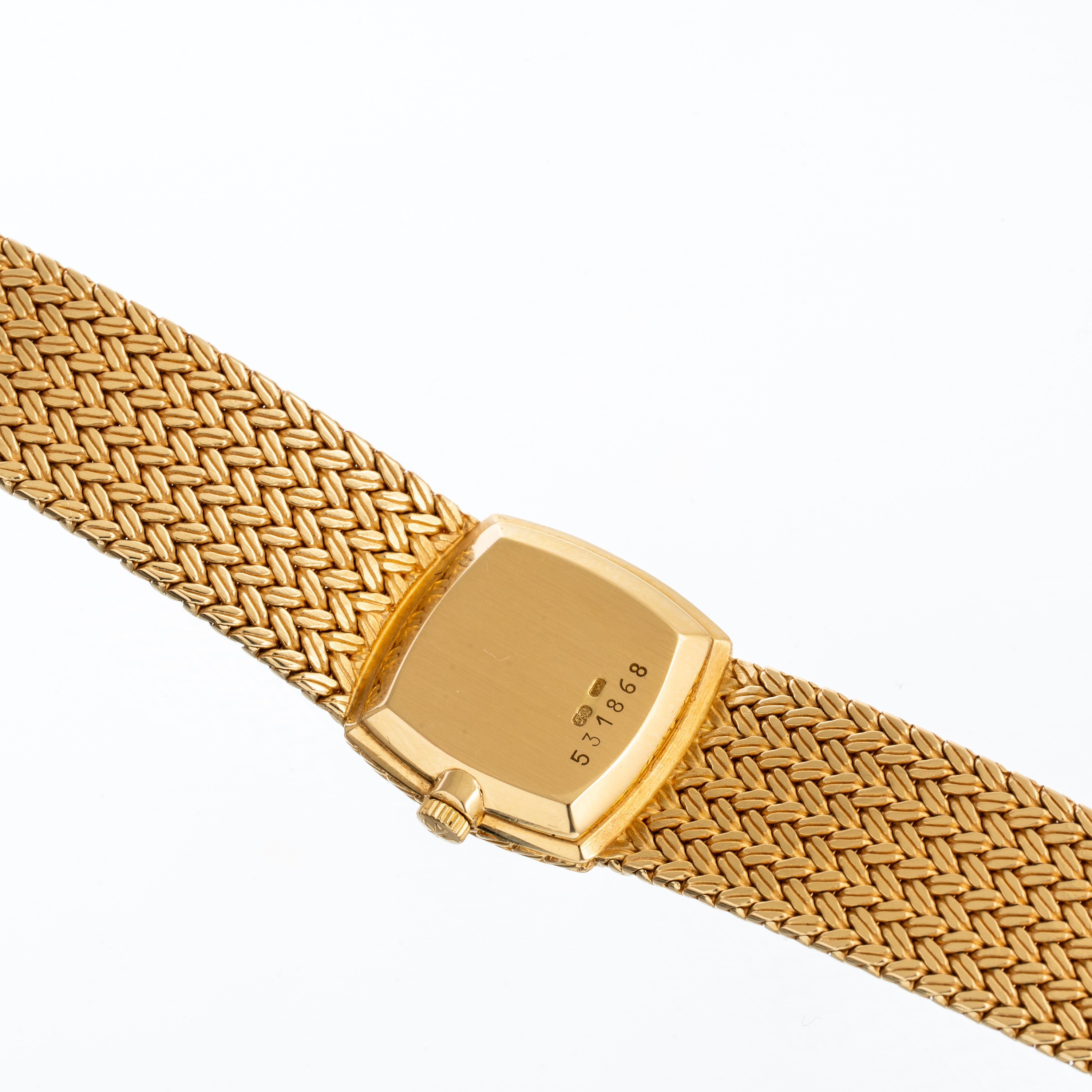 VACHERON CONSTANTINOROLOGIO SOLO TEMPO A CARICA MANUALE IN ORO GIALLO 18KT CON BRACCIALE INTEGRAT...