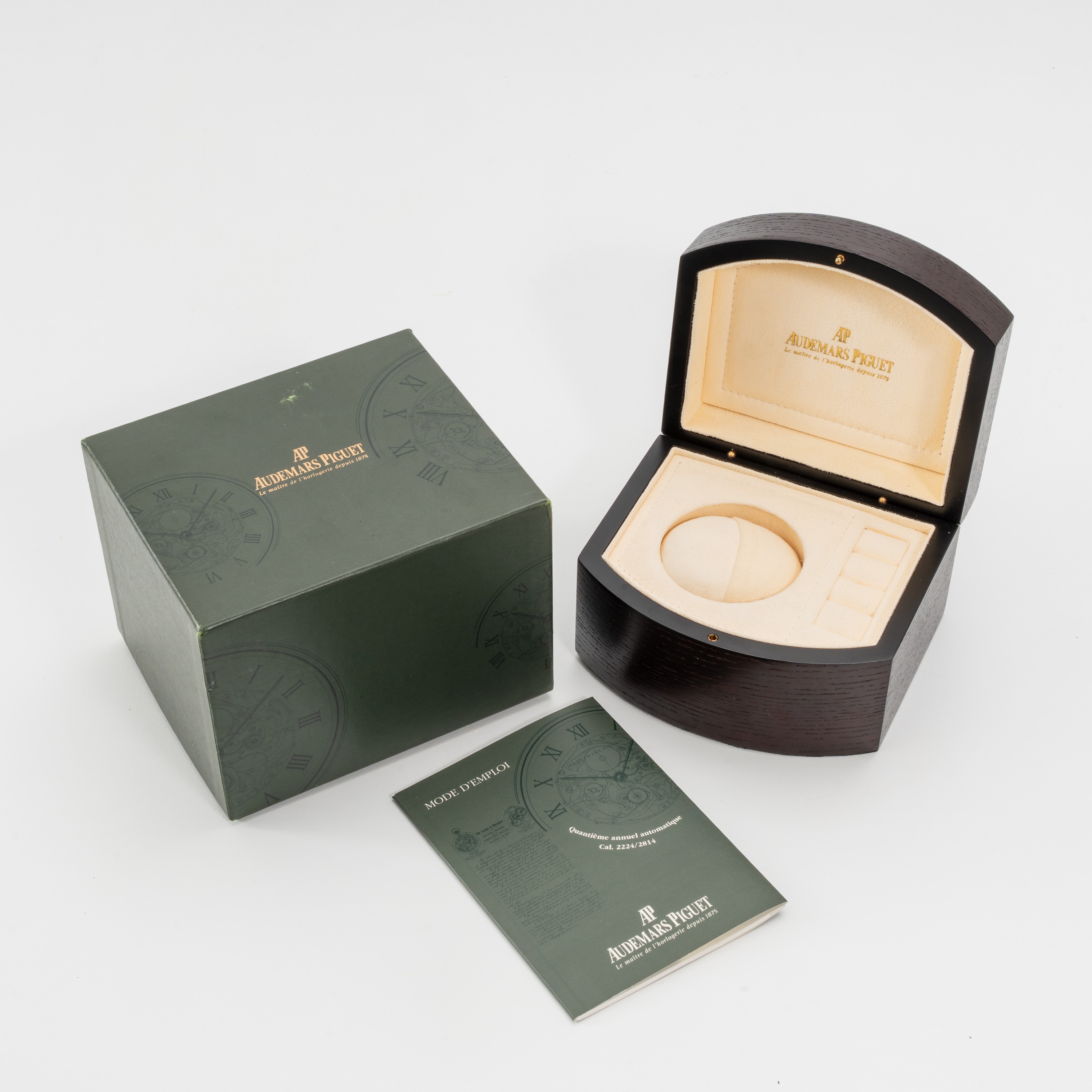 AUDEMARS PIGUET - ROYAL OAK QUANTIEME ANNUELOROLOGIO A CARICA AUTOMATICA IN ACCIAIO CON CALENDARI...