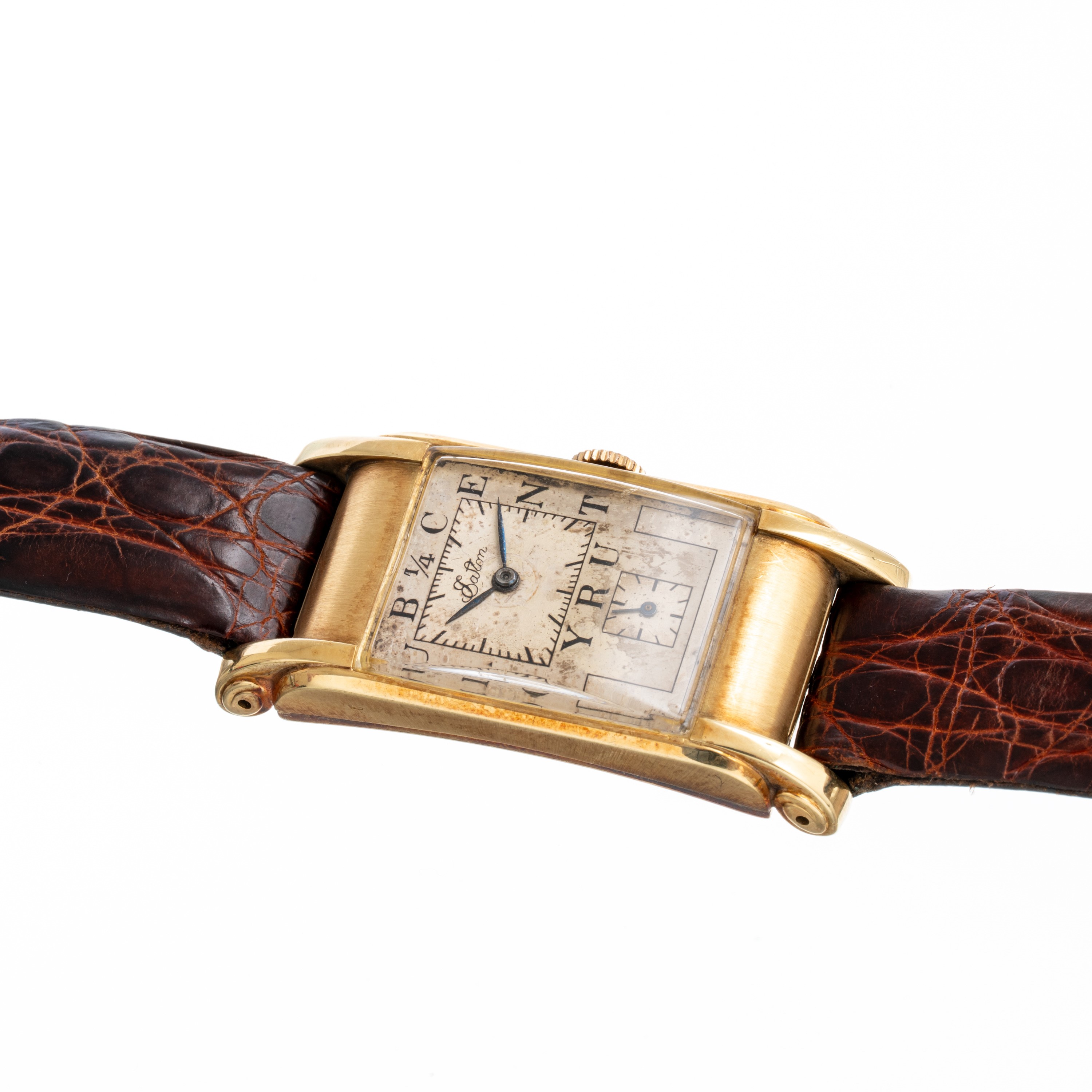 ROLEX - 1/4 CENTURY CLUBOROLOGIO SOLO TEMPO A CARICA MANUALE IN ORO GIALLO 14KT CON QUADRANE BITO...