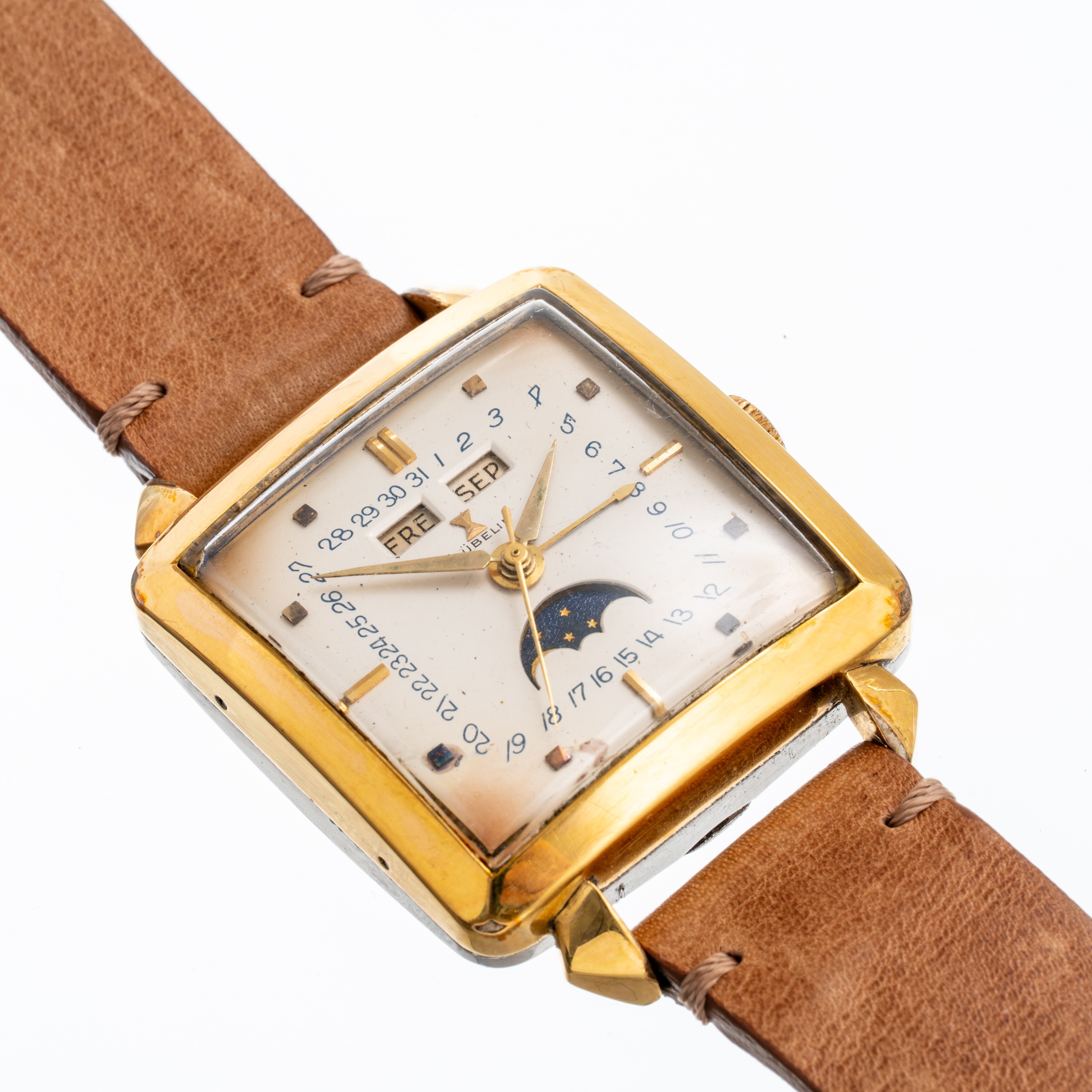 GUBELIN - TRIPLO CALENDARIO "CIOCCOLATONE"OROLOGIO TRIPLO CALENDARIO CON FASI LUNA A CARICA AUTOM...