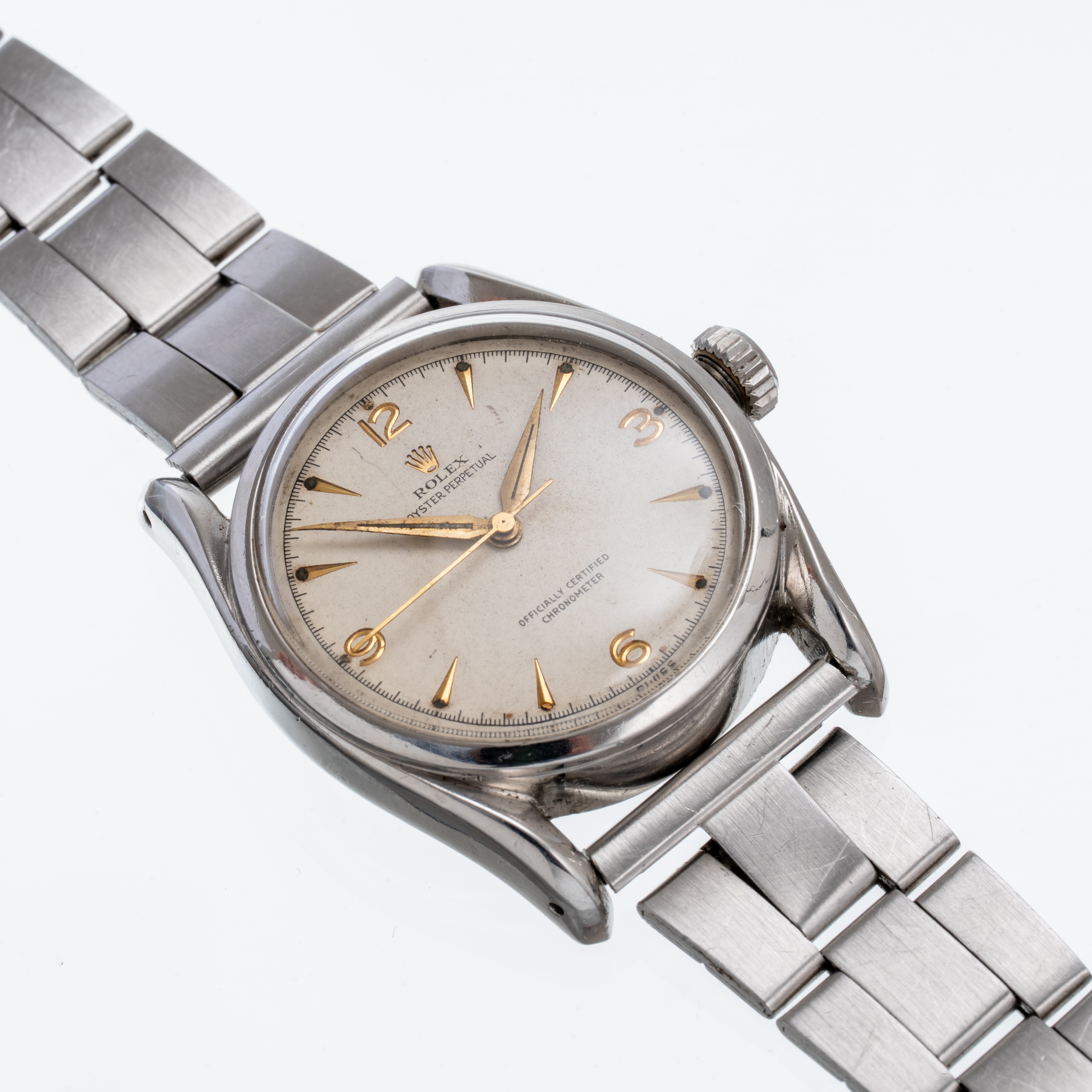 ROLEX - OVETTO BOMBAYOROLOGIO A CARICA AUTOMATICA IN ACCIAIO CON CASSA 'BOMBAY' E QUADRANTE 'SAND...