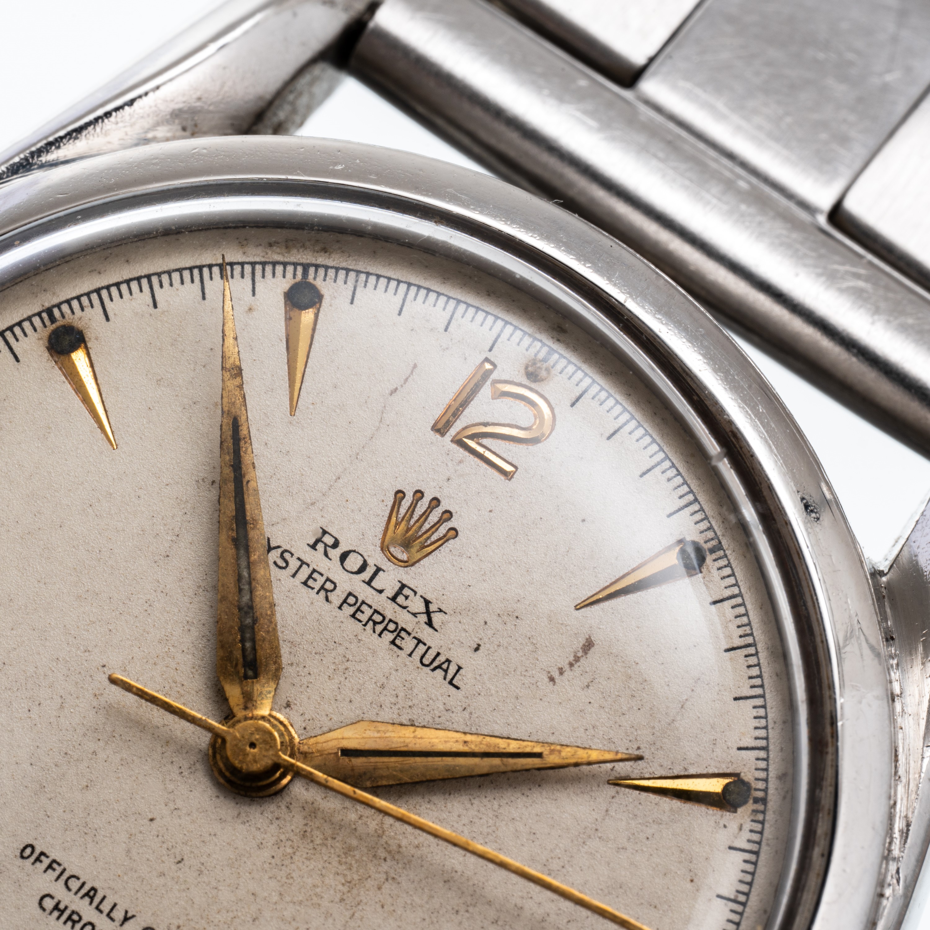 ROLEX - OVETTO BOMBAYOROLOGIO A CARICA AUTOMATICA IN ACCIAIO CON CASSA 'BOMBAY' E QUADRANTE 'SAND...