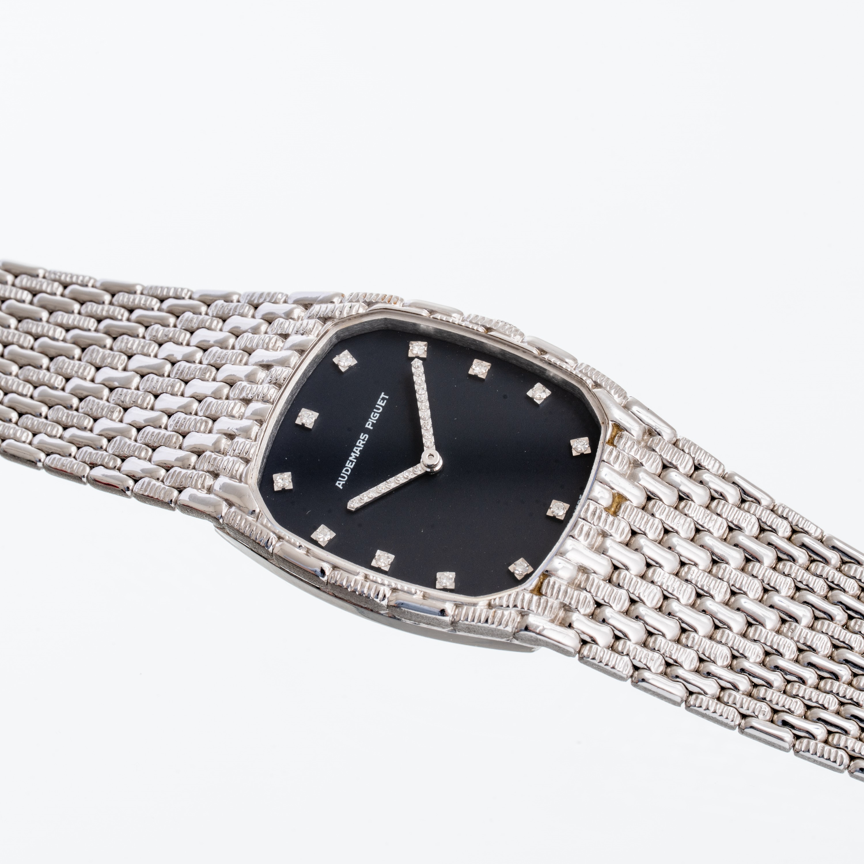 AUDEMARS PIGUET - COBRAOROLOGIO SOLO TEMPO A CARICA MANUALE IN ORO BIANCO 18KT CON BRACCIALE INTE...