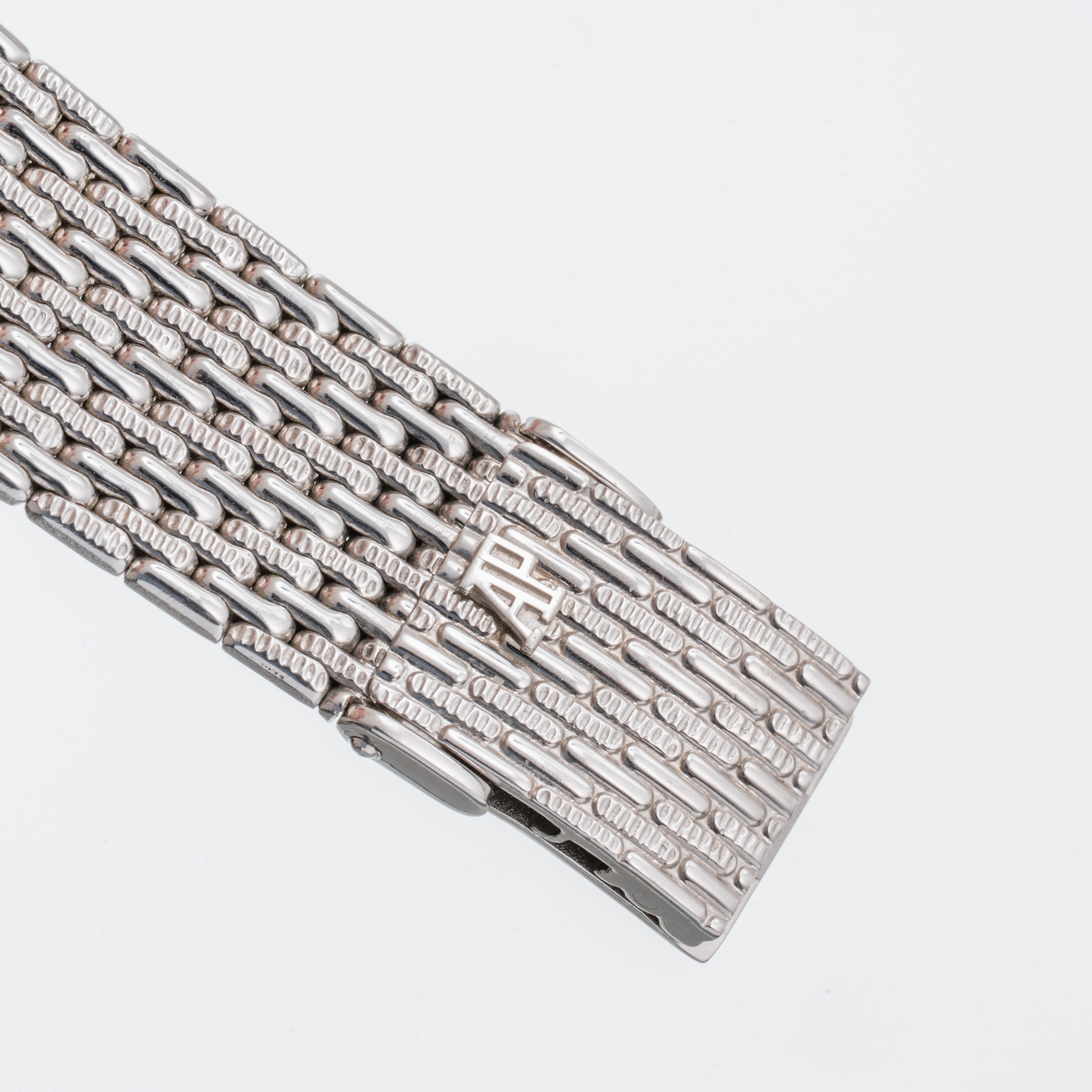 AUDEMARS PIGUET - COBRAOROLOGIO SOLO TEMPO A CARICA MANUALE IN ORO BIANCO 18KT CON BRACCIALE INTE...