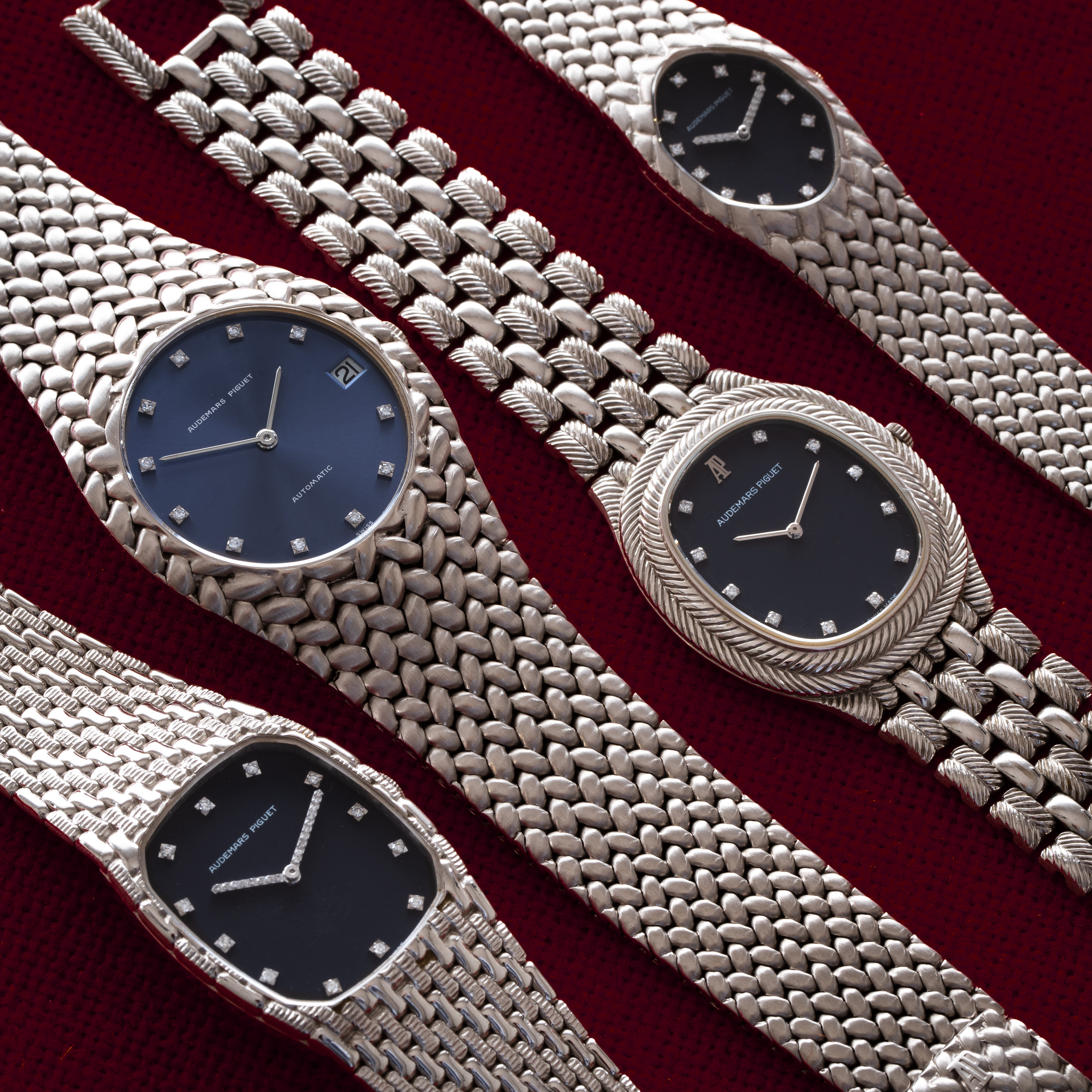 AUDEMARS PIGUET - COBRAOROLOGIO SOLO TEMPO A CARICA MANUALE IN ORO BIANCO 18KT CON BRACCIALE INTE...