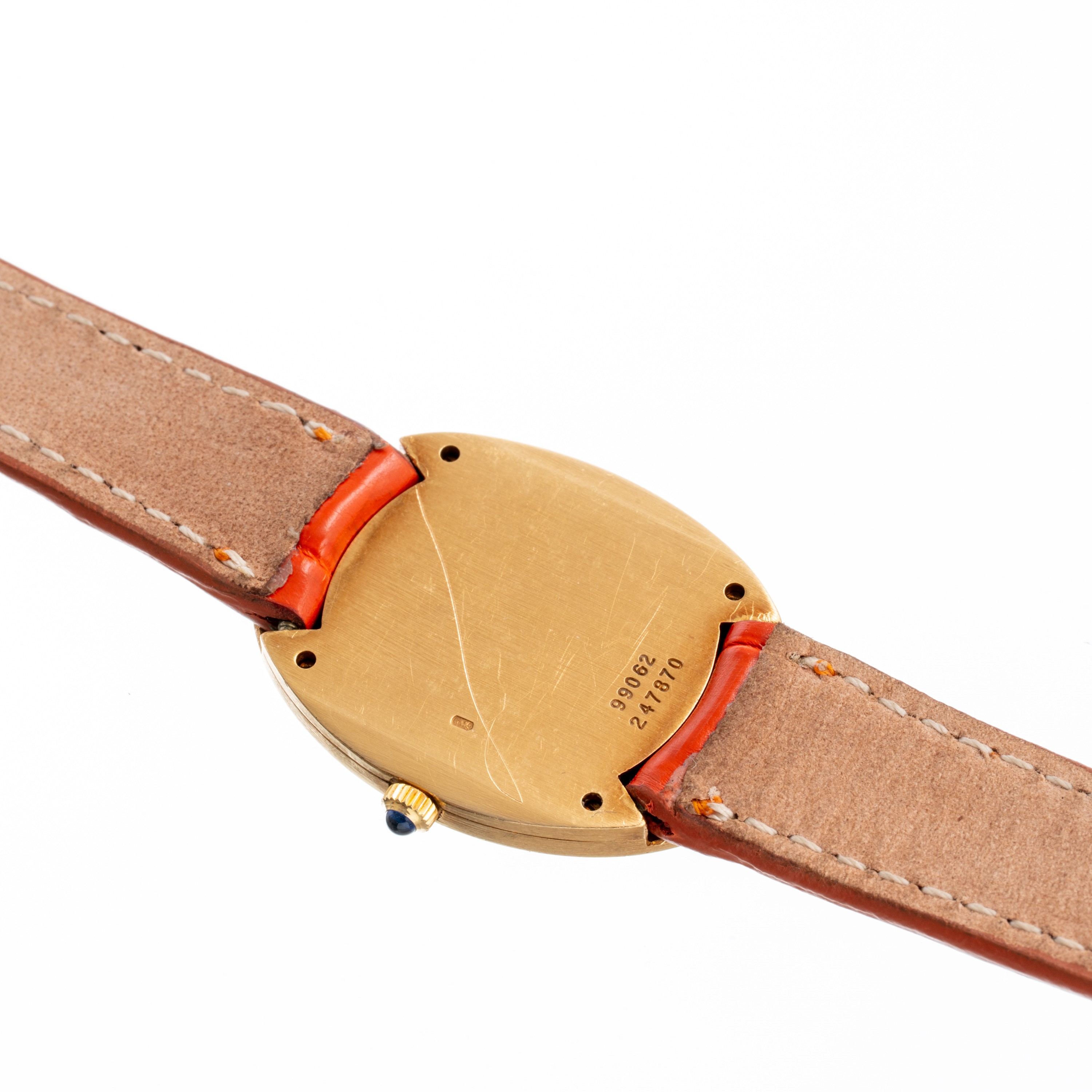 PIAGET - BAIGNOIREOROLOGIO SOLO TEMPO A CARICA MANUALE IN ORO GIALLO 18KT CON CASSA OVALE E QUADR...