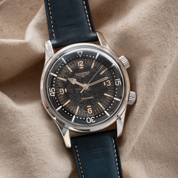 LONGINES - LONGINES - DIVER AUTOMATIC WINDING STEEL DIVER'S WATCH WITH BIDIRECTIONAL INNER BEZEL