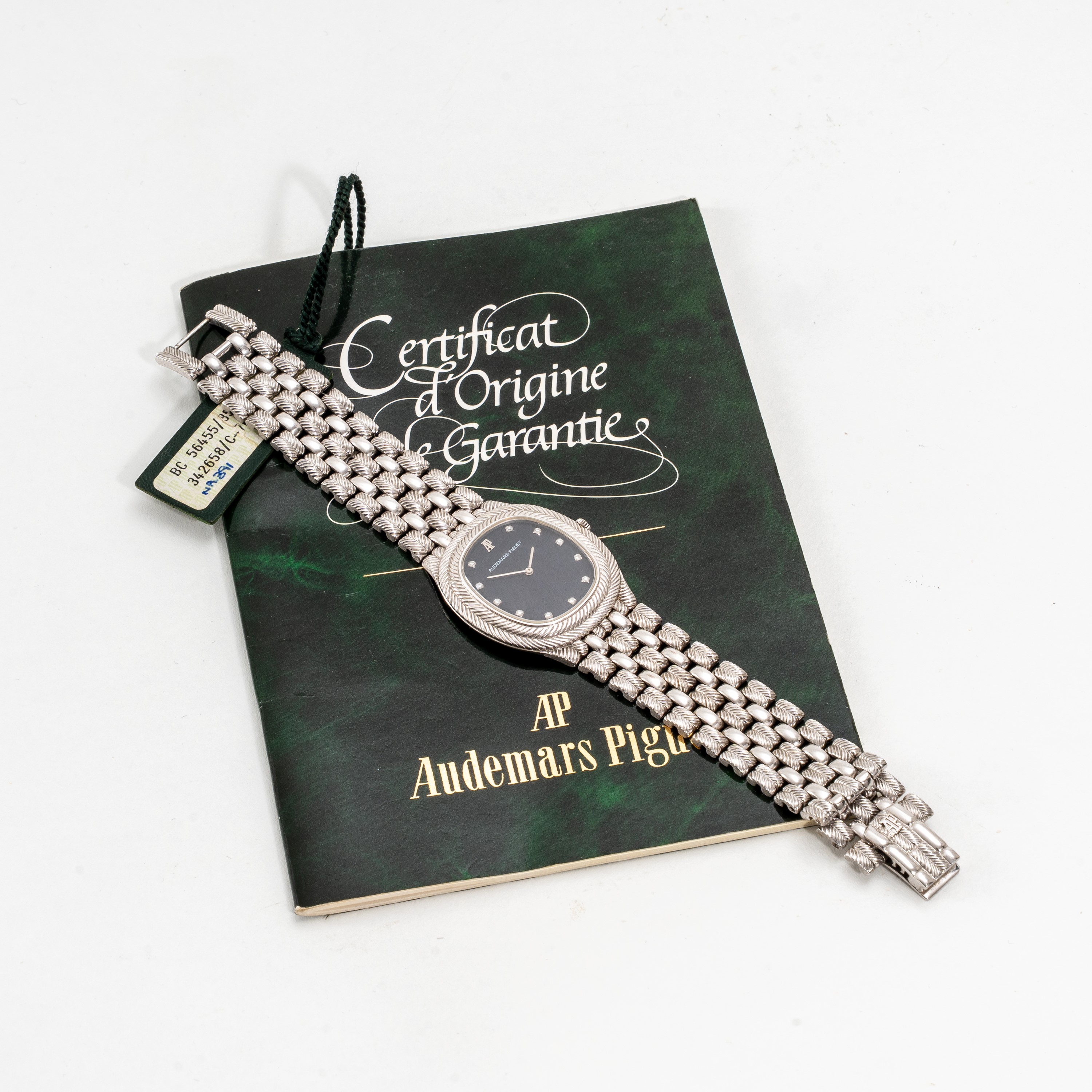 AUDEMARS PIGUET - FEATHEROROLOGIO SOLO TEMPO IN ORO BIANCO 18KT AL QUARZO CON BRACCIALE INTEGRATO...