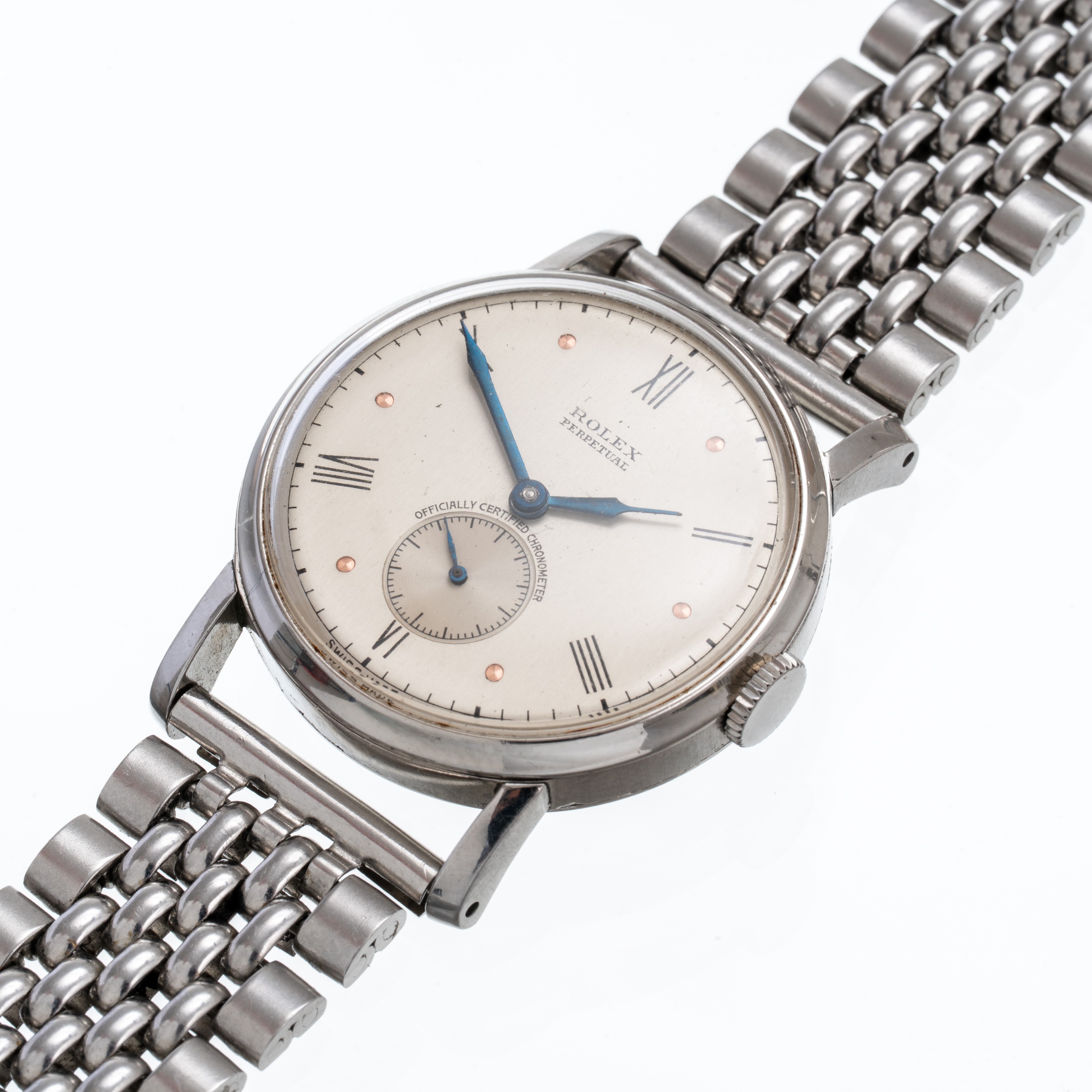 ROLEX - OYSTER PERPETUALOROLOGIO SOLO TEMPO A CARICA AUTOMATICA IN ACCIAIO CON PICCOLI SECONDI AD...