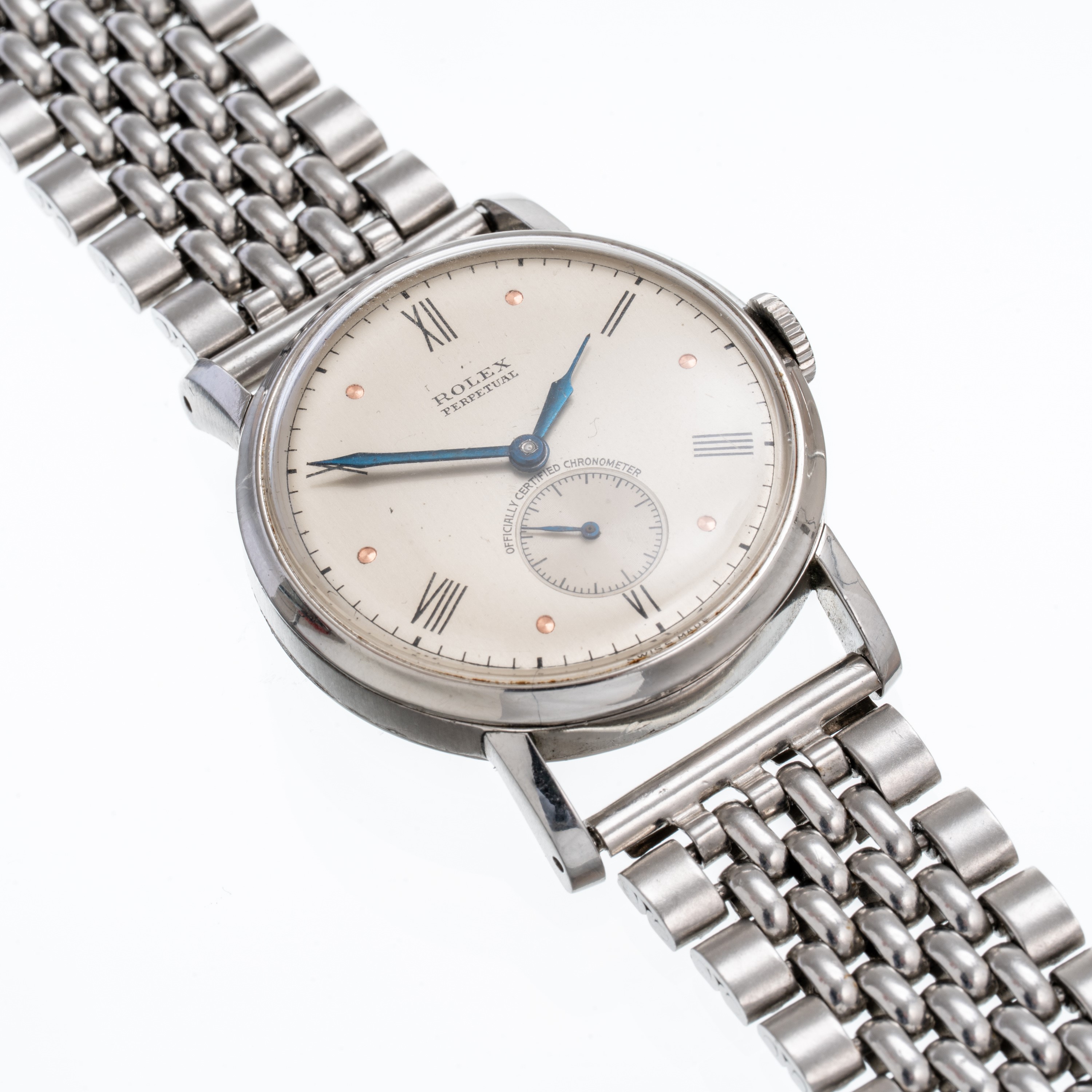 ROLEX - OYSTER PERPETUALOROLOGIO SOLO TEMPO A CARICA AUTOMATICA IN ACCIAIO CON PICCOLI SECONDI AD...