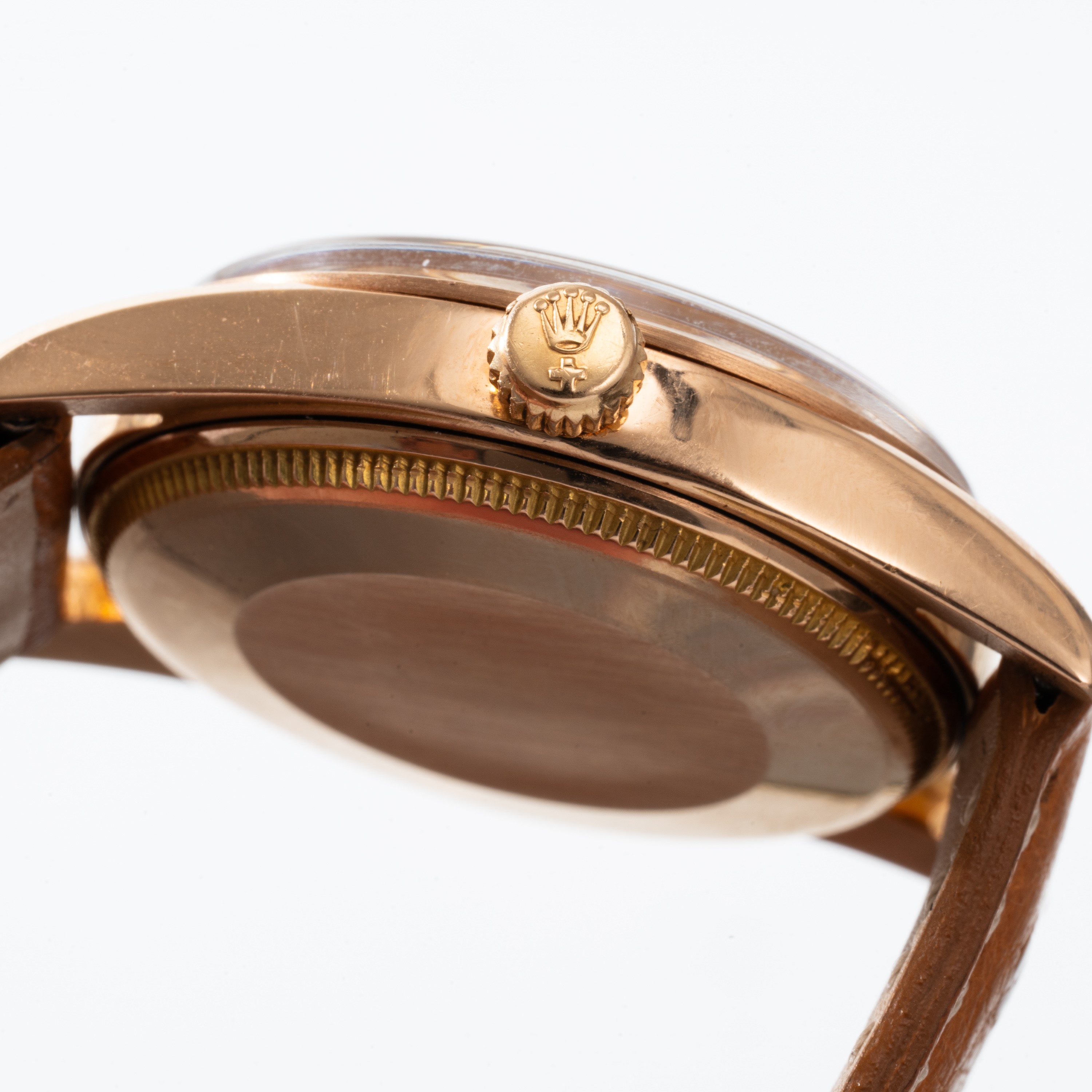 ROLEX - OYSTER PERPETUAL BOMBAYOROLOGIO SOLO TEMPO IN ORO ROSA 18KT A CARICA AUTOMATICA CON QUADR...