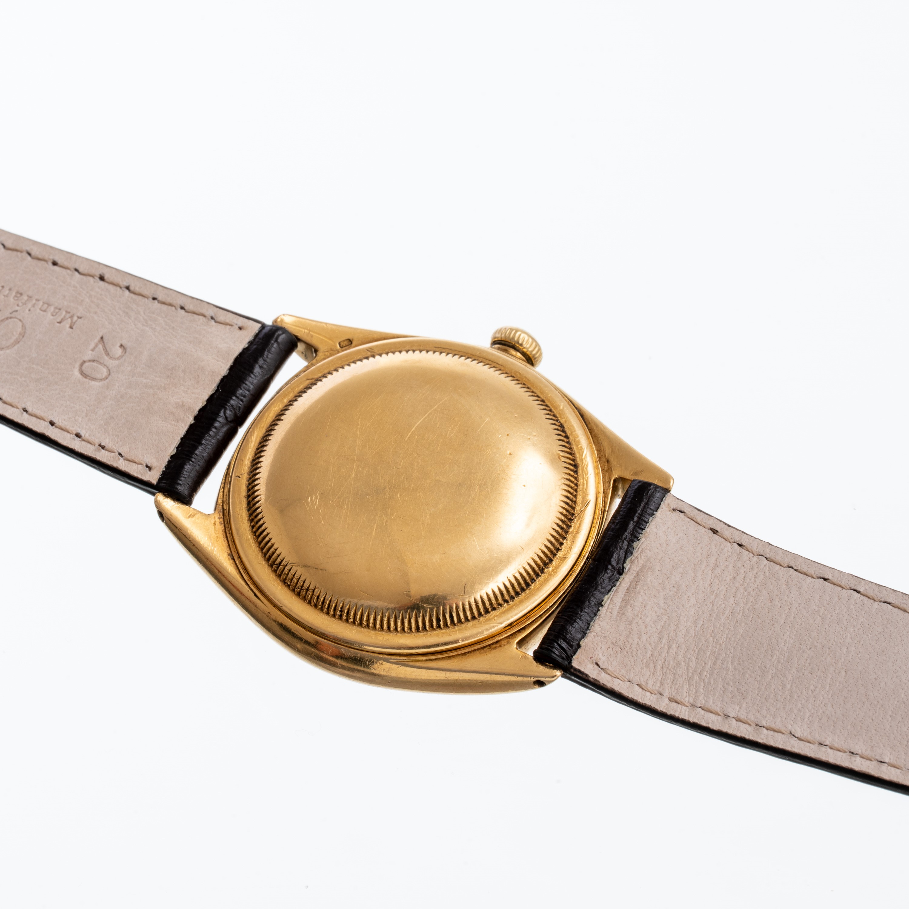 ROLEX - OVETTONE MANCINOOROLOGIO SOLO TEMPO IN ORO GIALLO 18KT A CARICA AUTOMATICA MANCINO CON DA...