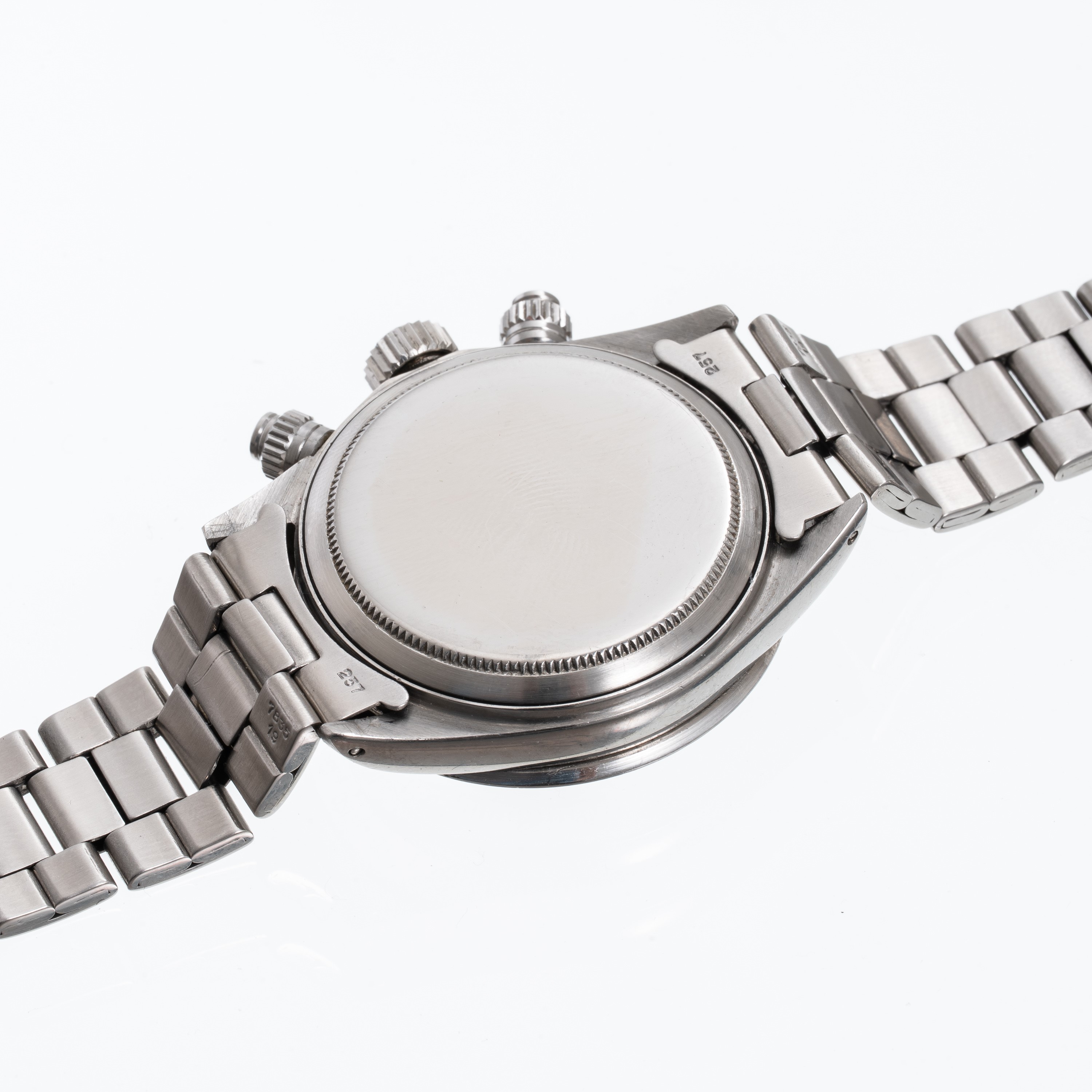 ROLEX - DAYTONACRONOGRAFO A CARICA MANUALE IN ACCIAIO CON QUADRANTE NERO E CONTATORI BIANCHI