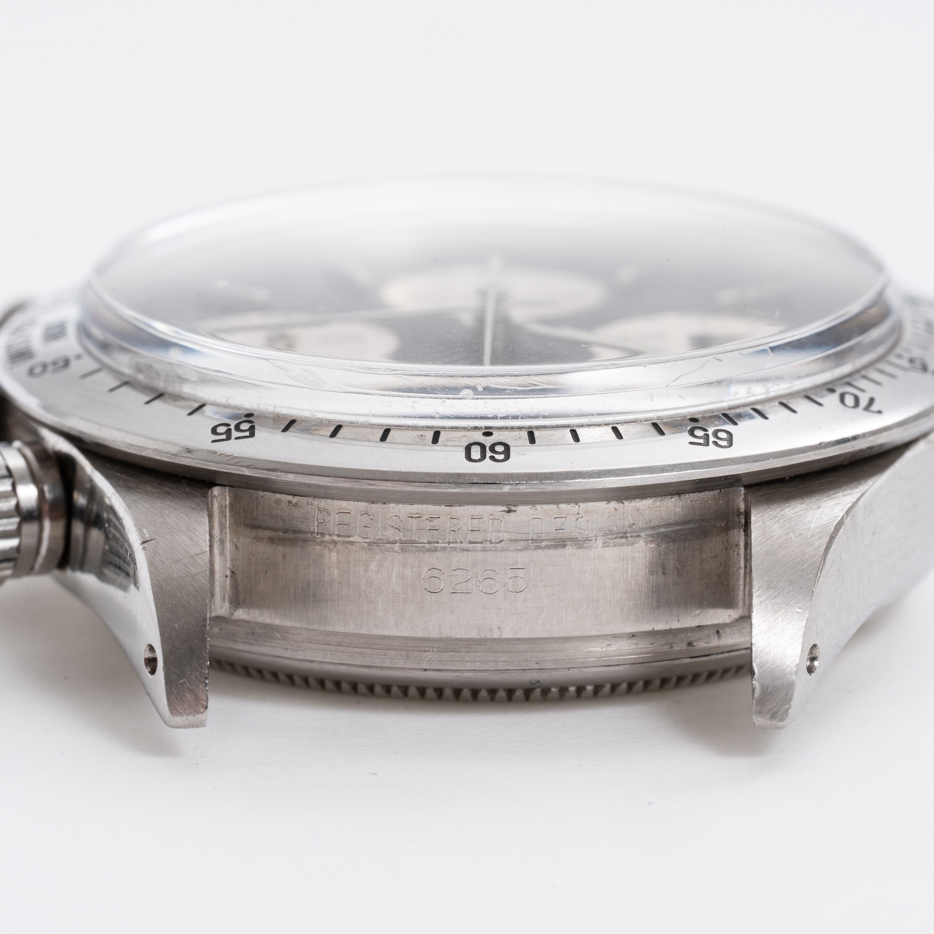 ROLEX - DAYTONACRONOGRAFO A CARICA MANUALE IN ACCIAIO CON QUADRANTE NERO E CONTATORI BIANCHI