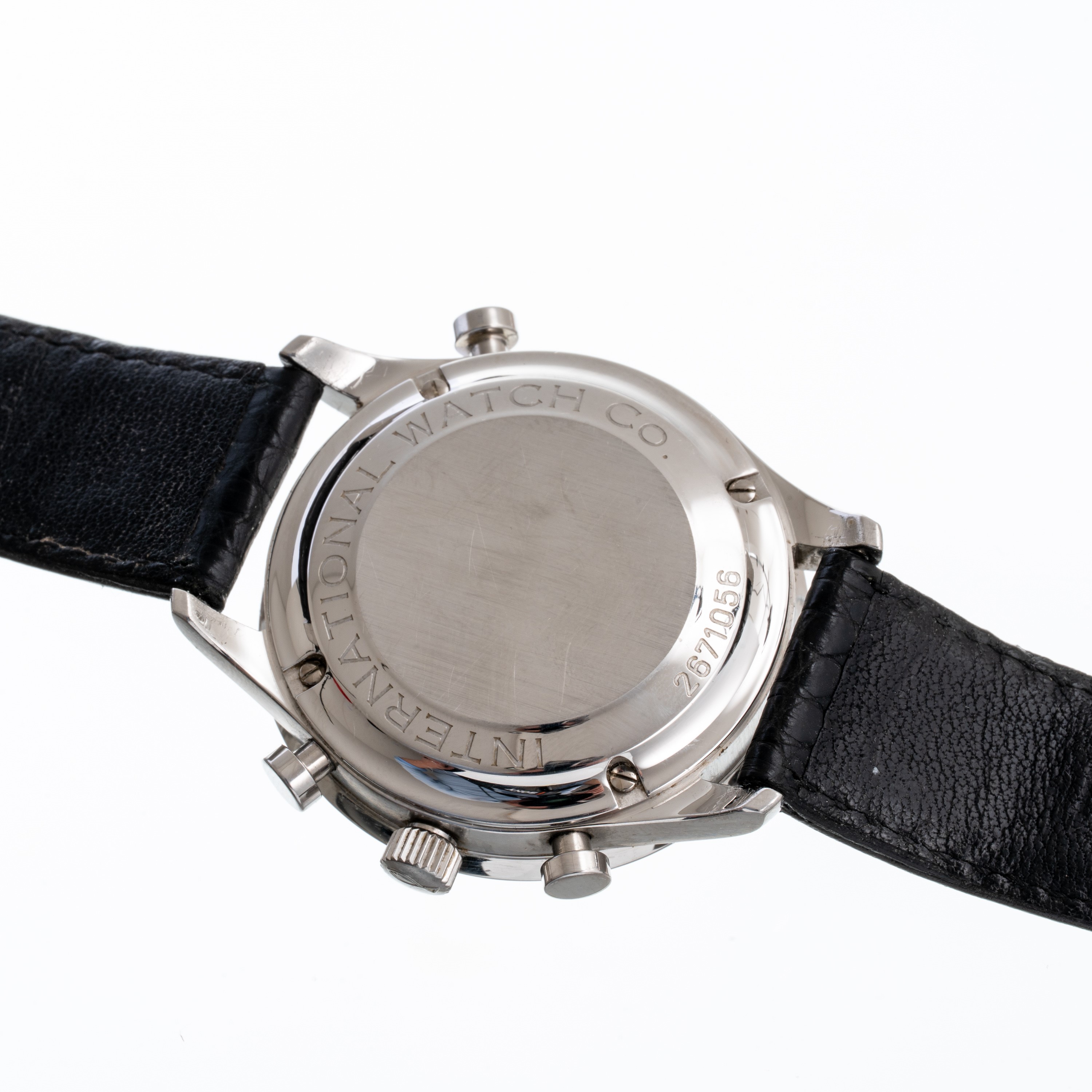 IWC - PORTOGHESE RATTRAPPANTECRONOGRAFO IN ACCIAIO RATTRAPPANTE A CARICA MANUALE CON QUADRANTE AR...