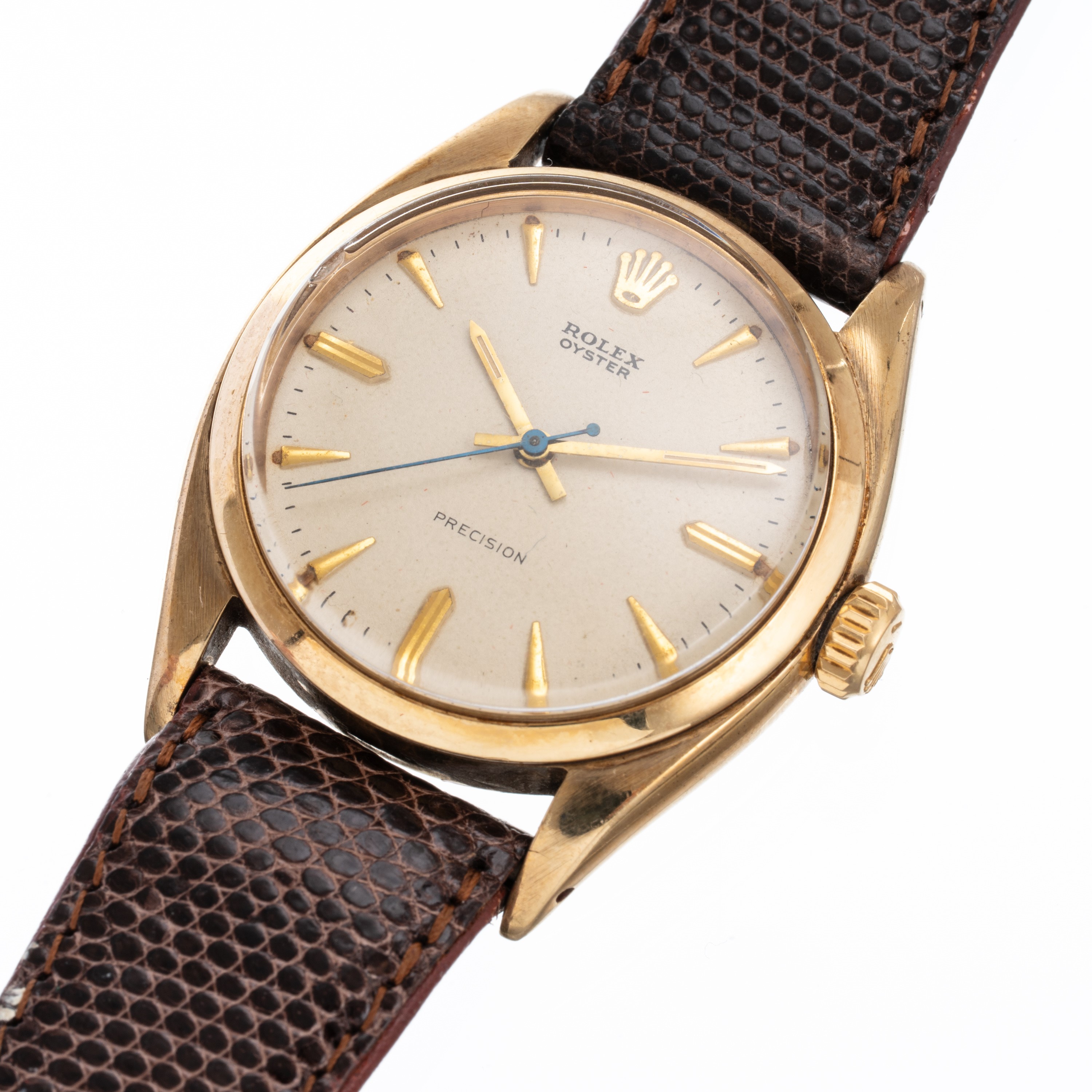 ROLEX - OYSTER PRECISIONOROLOGIO SOLO TEMPO A CARICA MANUALE IN ORO GIALLO 9KT CON QUADRANTE BIAN...