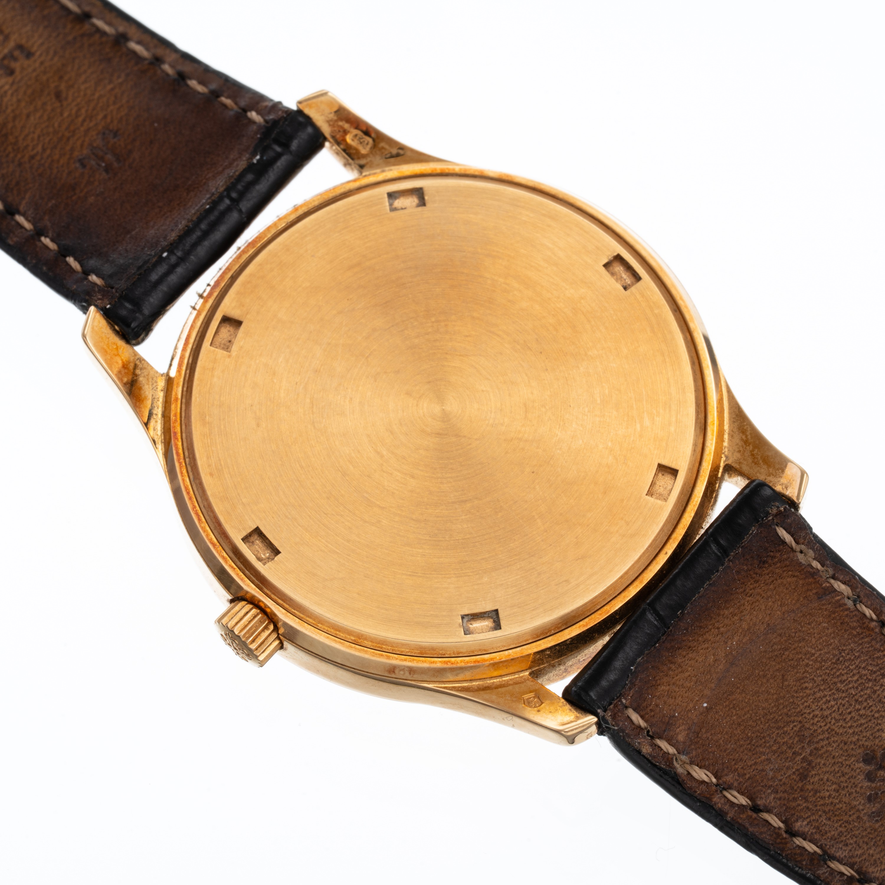 PATEK PHILIPPE - CALATRAVAOROLOGIO A CARICA AUTOMATICA IN ORO GIALLO 18KT CON QUADRANTE ARGENTE',...