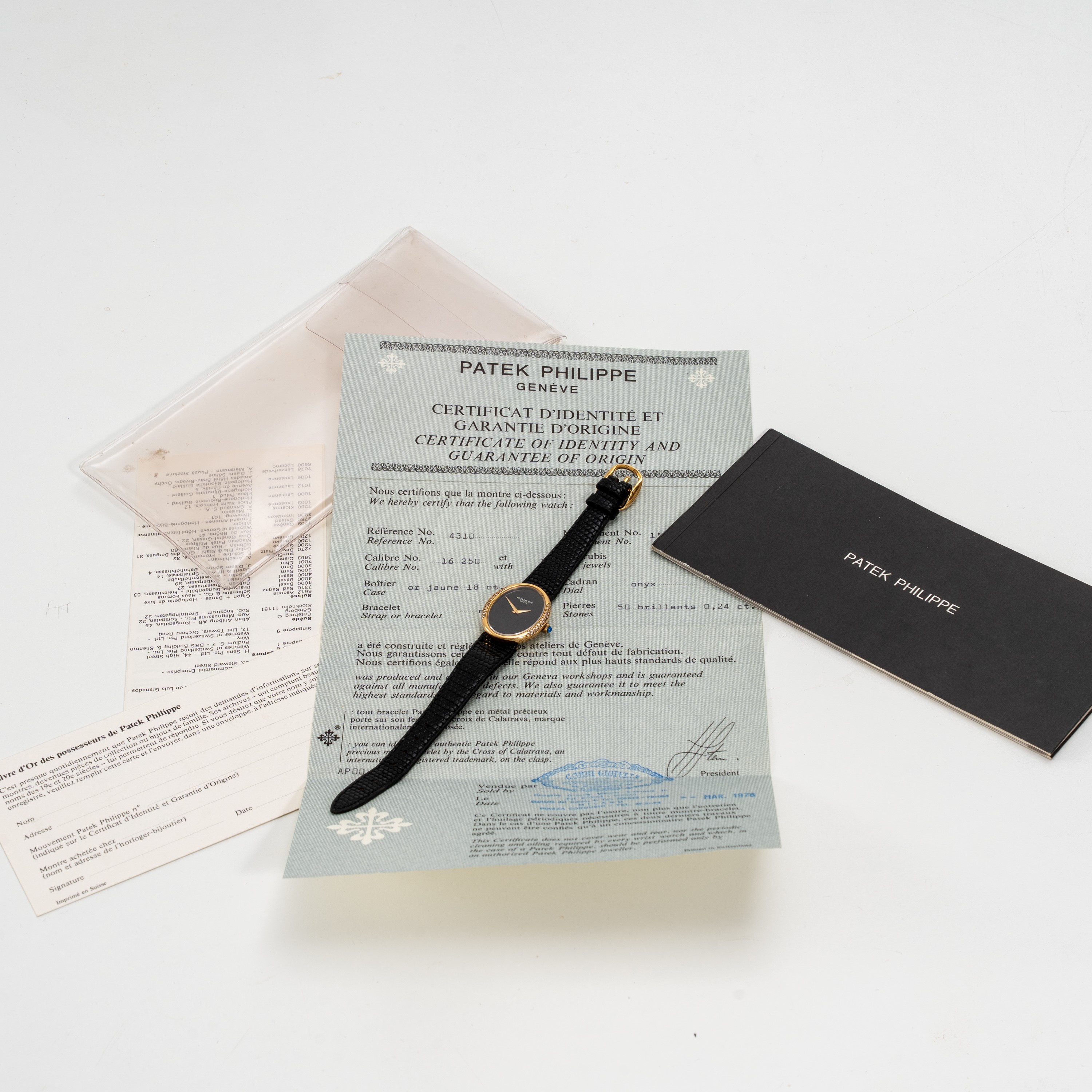 PATEK PHILIPPE - ELLIPSE LADYOROLOGIO SOLO TEMPO A CARICA MANUALE IN ORO GIALLO 18KT CON QUADRANT...