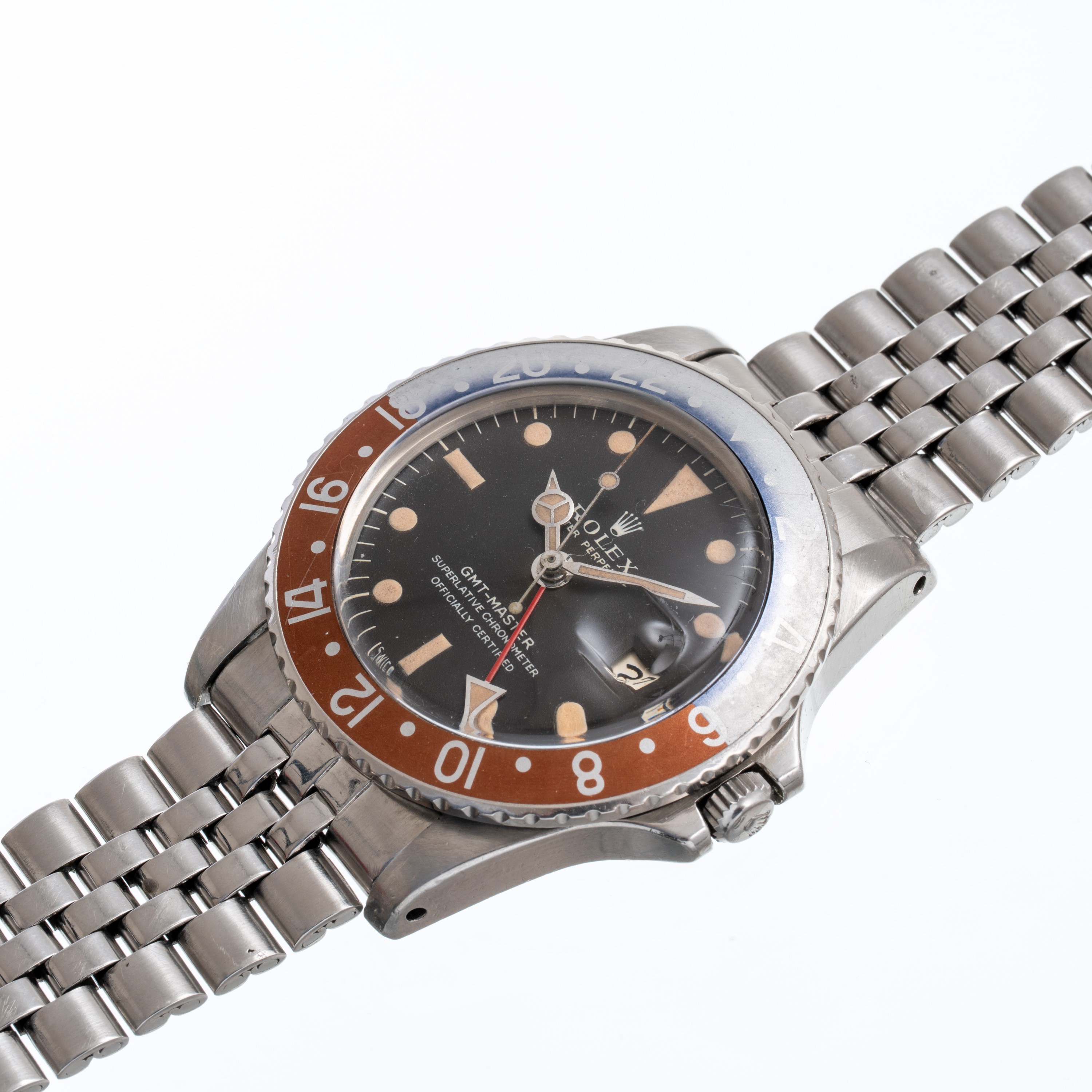 ROLEX - GMT MASTEROROLOGIO GMT A CARICA AUTOMATICA CON QUADRANTE TROPICALE 'LONG E' MARRONE,GHIER...