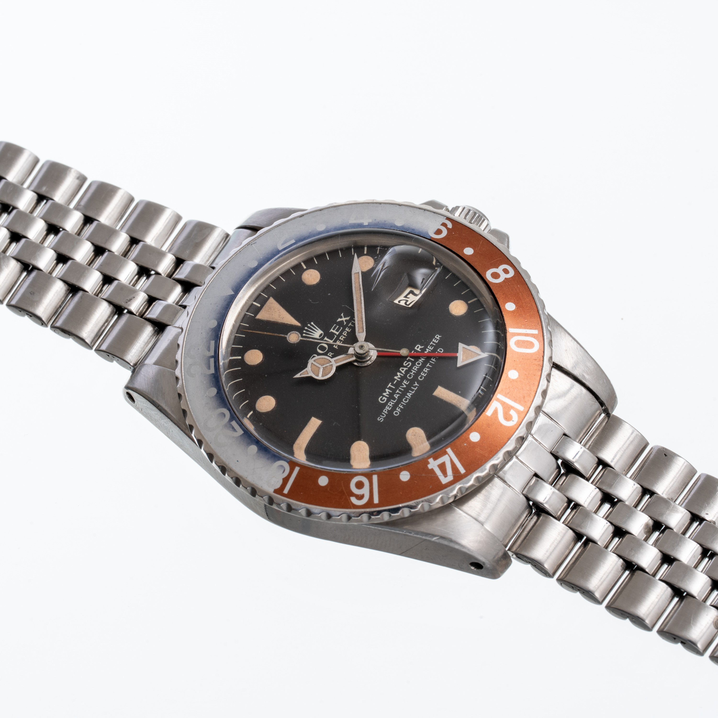 ROLEX - GMT MASTEROROLOGIO GMT A CARICA AUTOMATICA CON QUADRANTE TROPICALE 'LONG E' MARRONE,GHIER...