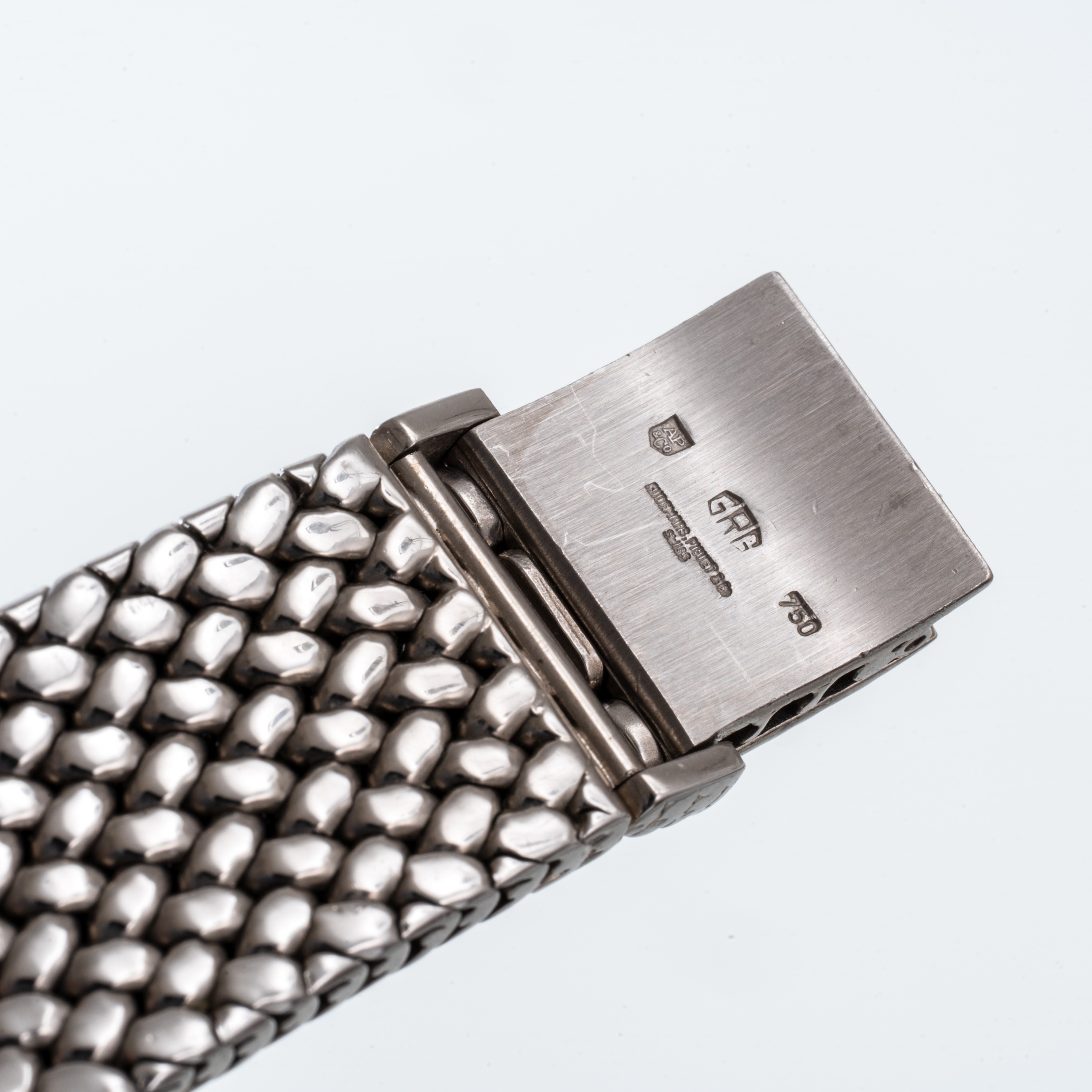 AUDEMARS PIGUET - COBRAOROLOGIO SOLO TEMPO A CARICA AUTOMATICA IN ORO BIANCO 18KT CON BRACCIALE I...