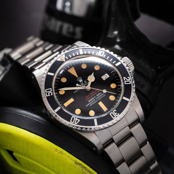 ROLEX - SEA DWELLER OROLOGIO SOLO TEMPO IN ACCIAIO A CARICA AUTOMATICA CON QUADRANTE NERO 'DOPPIA SCRITTA  [..]