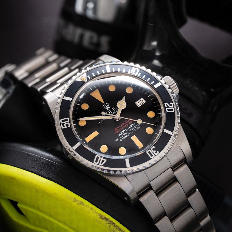 ROLEX - SEA DWELLEROROLOGIO SOLO TEMPO IN ACCIAIO A CARICA AUTOMATICA CON QUADRANTE NERO 'DOPPIA ...