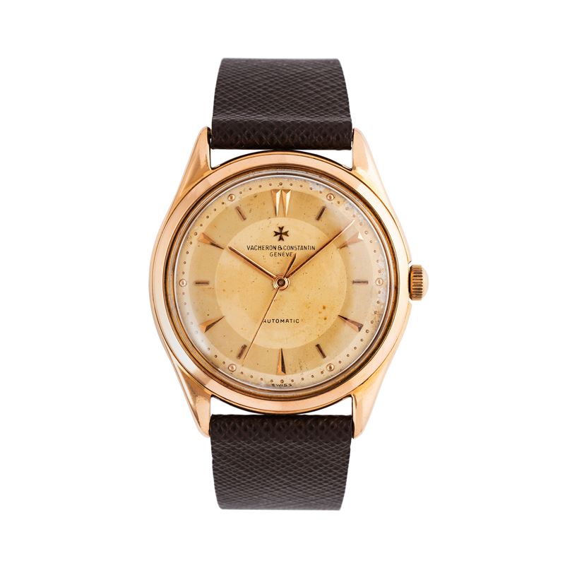 VACHERON CONSTANTIN - CALATRAVAOROLOGIO SOLO TEMPO A CARICA AUTOMATICA IN ORO ROSA 18KT CON QUADR...