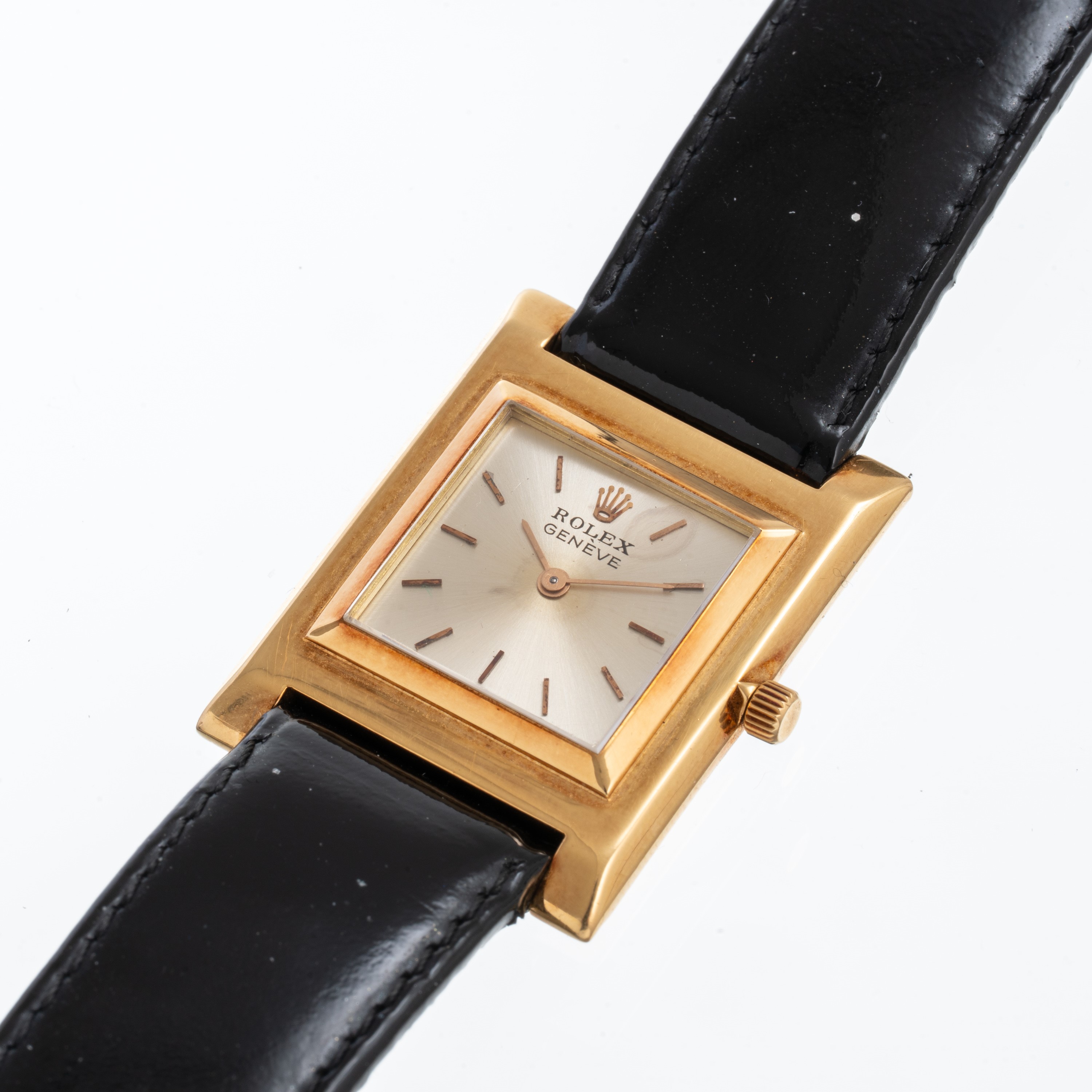 ROLEXOROLOGIO SOLO TEMPO A CARICA MANUALE IN ORO GIALLO 18KT CON QUADRANTE ARGENTE'