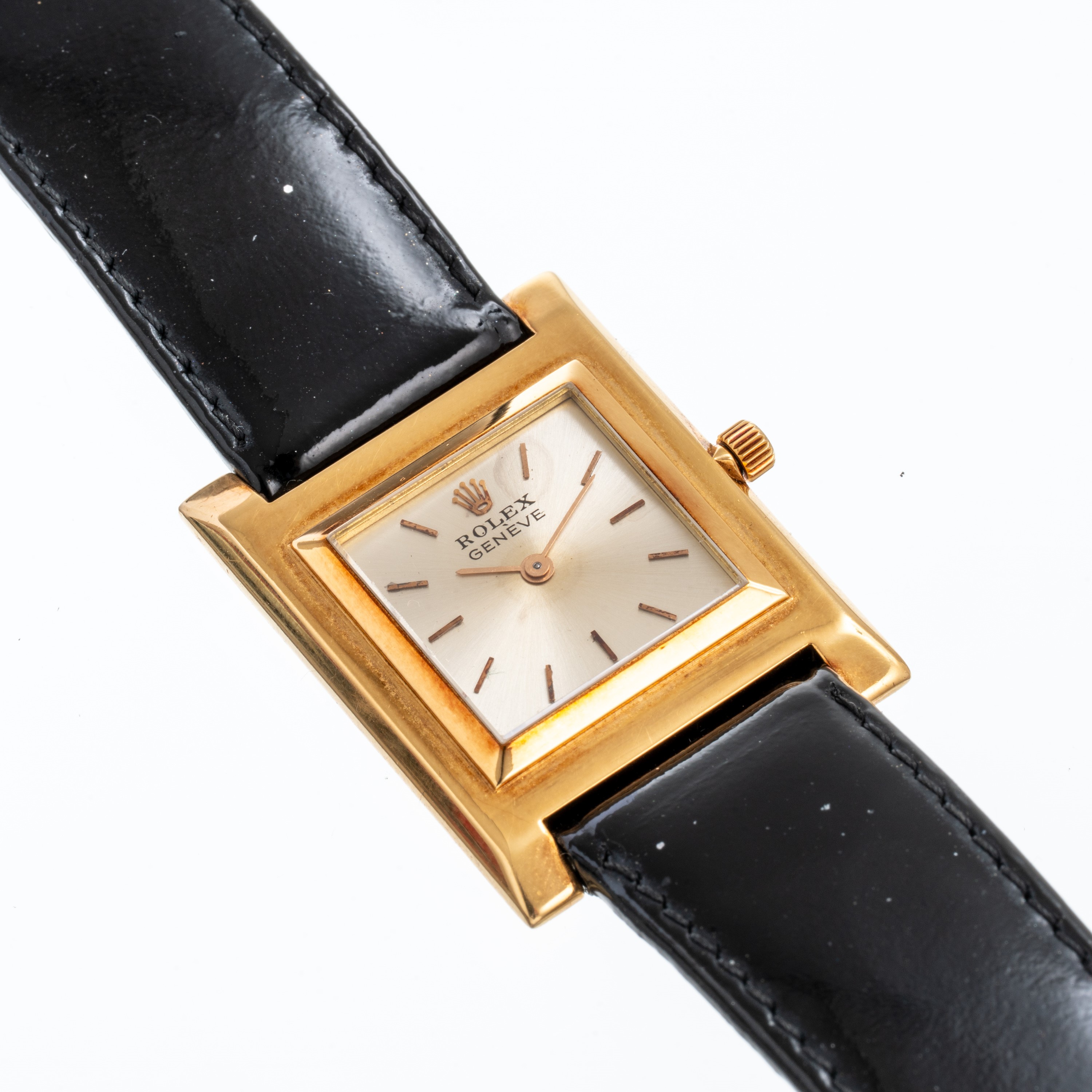 ROLEXOROLOGIO SOLO TEMPO A CARICA MANUALE IN ORO GIALLO 18KT CON QUADRANTE ARGENTE'