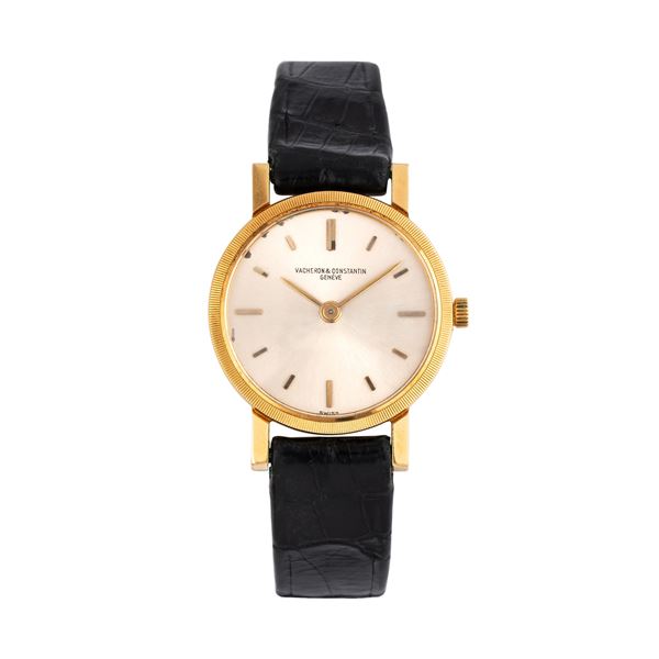 VACHERON CONSTANTIN - VACHERON CONSTANTIN - LADY CALATRAVA SINGLE TIME WATCH WITH MANUAL WINDING IN YELLOW GOLD 18KT AND SILVER DIAL