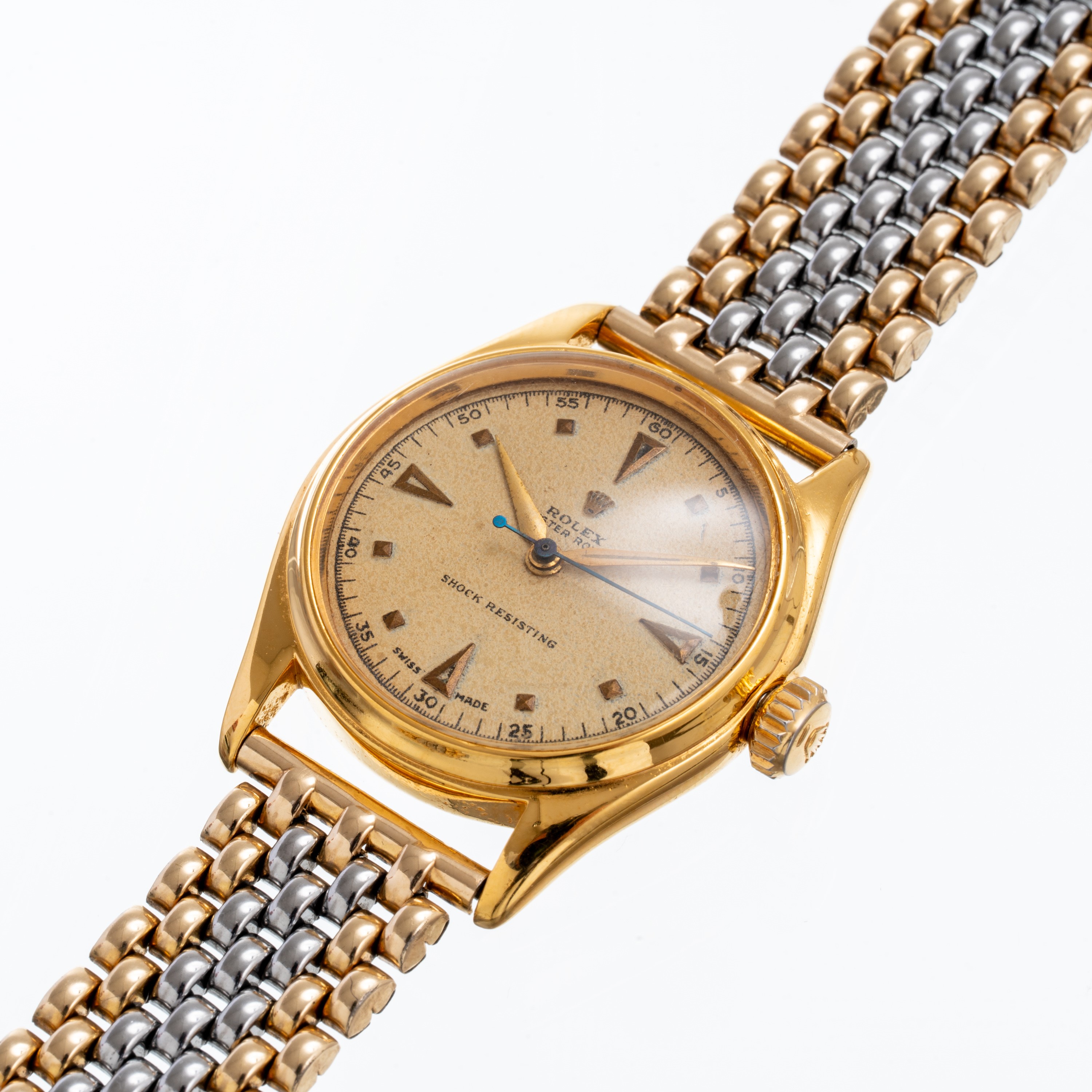 ROLEX - OYSTER ROYALOROLOGIO SOLO TEMPO A CARICA MANUALE CON CASSA PLACCATA ORO CON SECONDI CENTR...