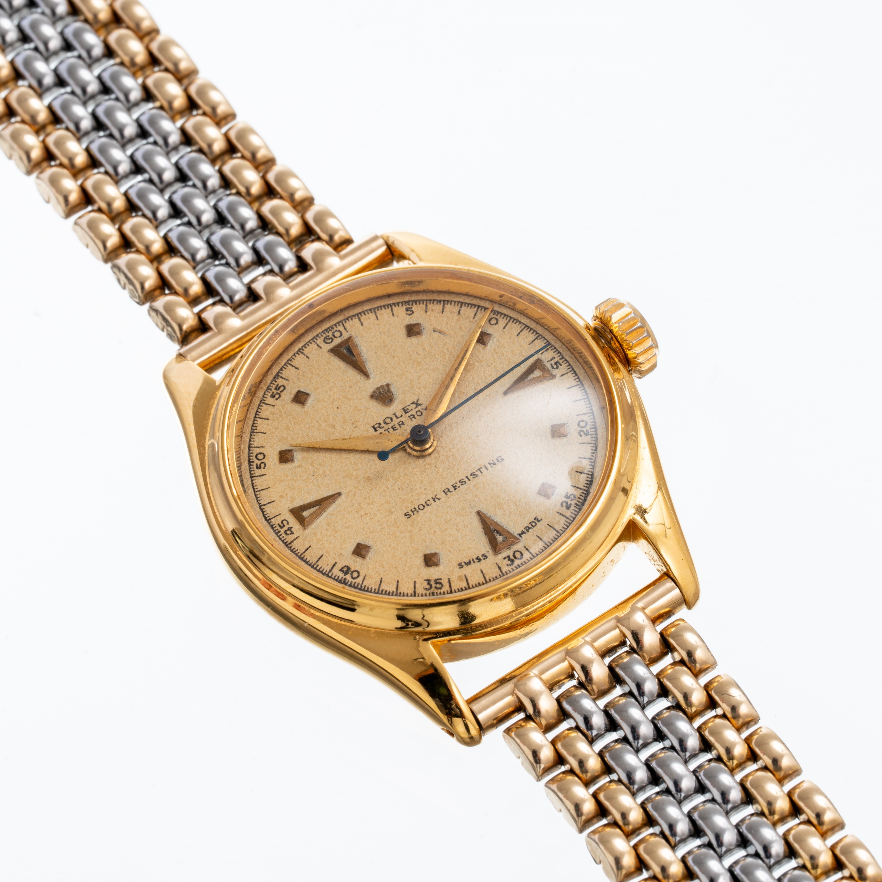 ROLEX - OYSTER ROYALOROLOGIO SOLO TEMPO A CARICA MANUALE CON CASSA PLACCATA ORO CON SECONDI CENTR...