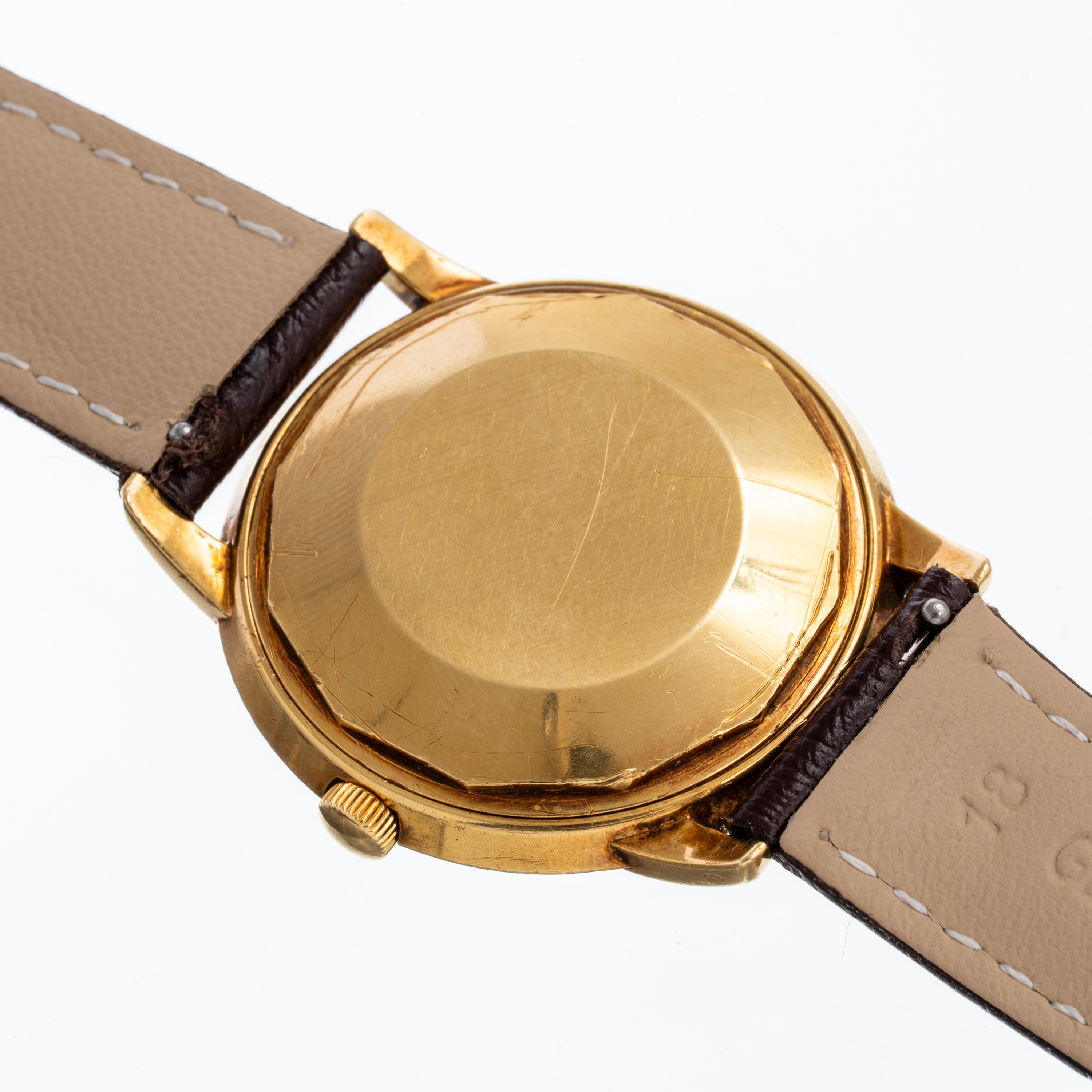 VACHERON CONSTANTINOROLOGIO SOLO TEMPO A CARICA AUTOMATICA IN ORO GIALLO 18KT CON CASSA LAVORATA ...
