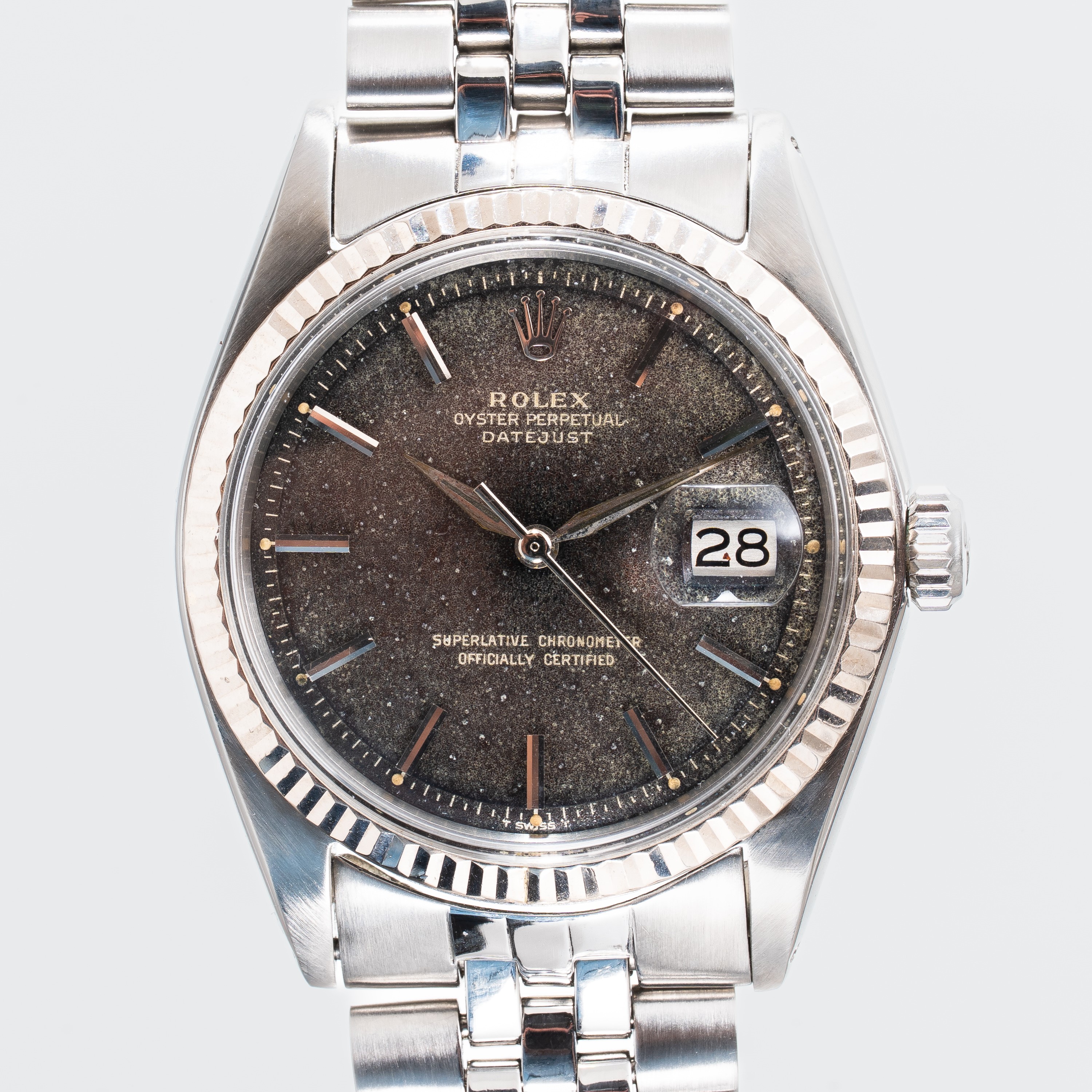 ROLEX - DATEJUSTOROLOGIO SOLO TEMPO IN ACCIAIO A CARICA AUTOMATICA CON DATARIO AD ORE TRE, QUADRA...