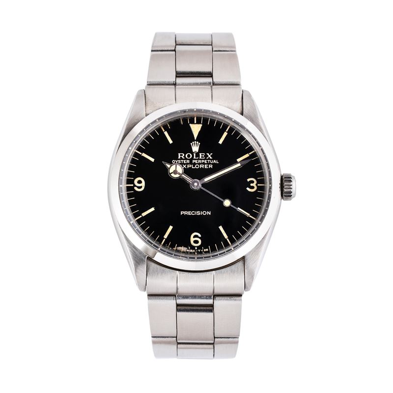 ROLEX - PRECISION EXPLOREROROLOGIO SOLO TEMPO IN ACCIAIO A CARICA AUTOMATICA CON QUADRANTE GILT E...