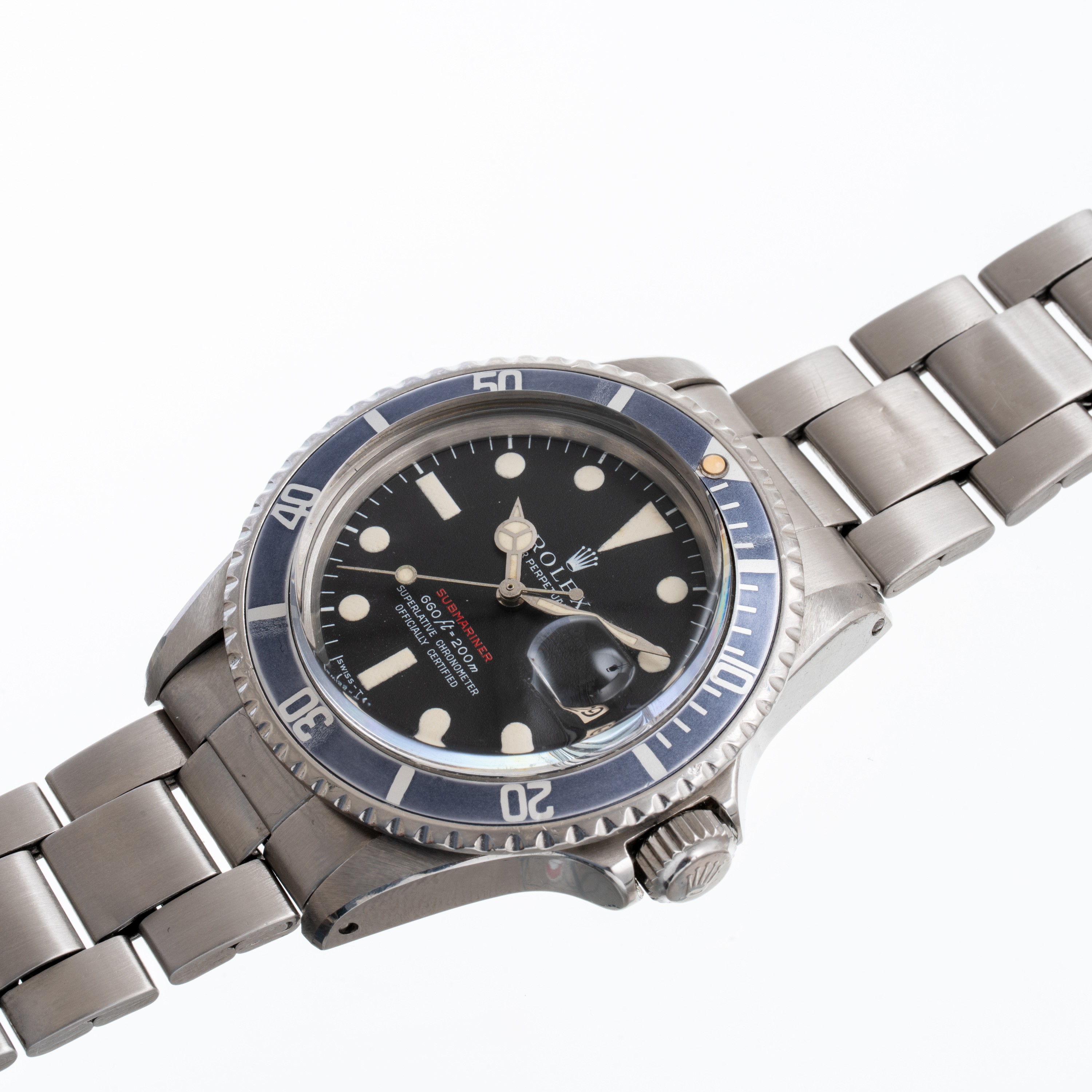 ROLEX - SUBMARINEROROLOGIO SUBACQUEO A CARICA AUTOMATICA IN ACCIAIO CON DATARIO AD ORE TRE