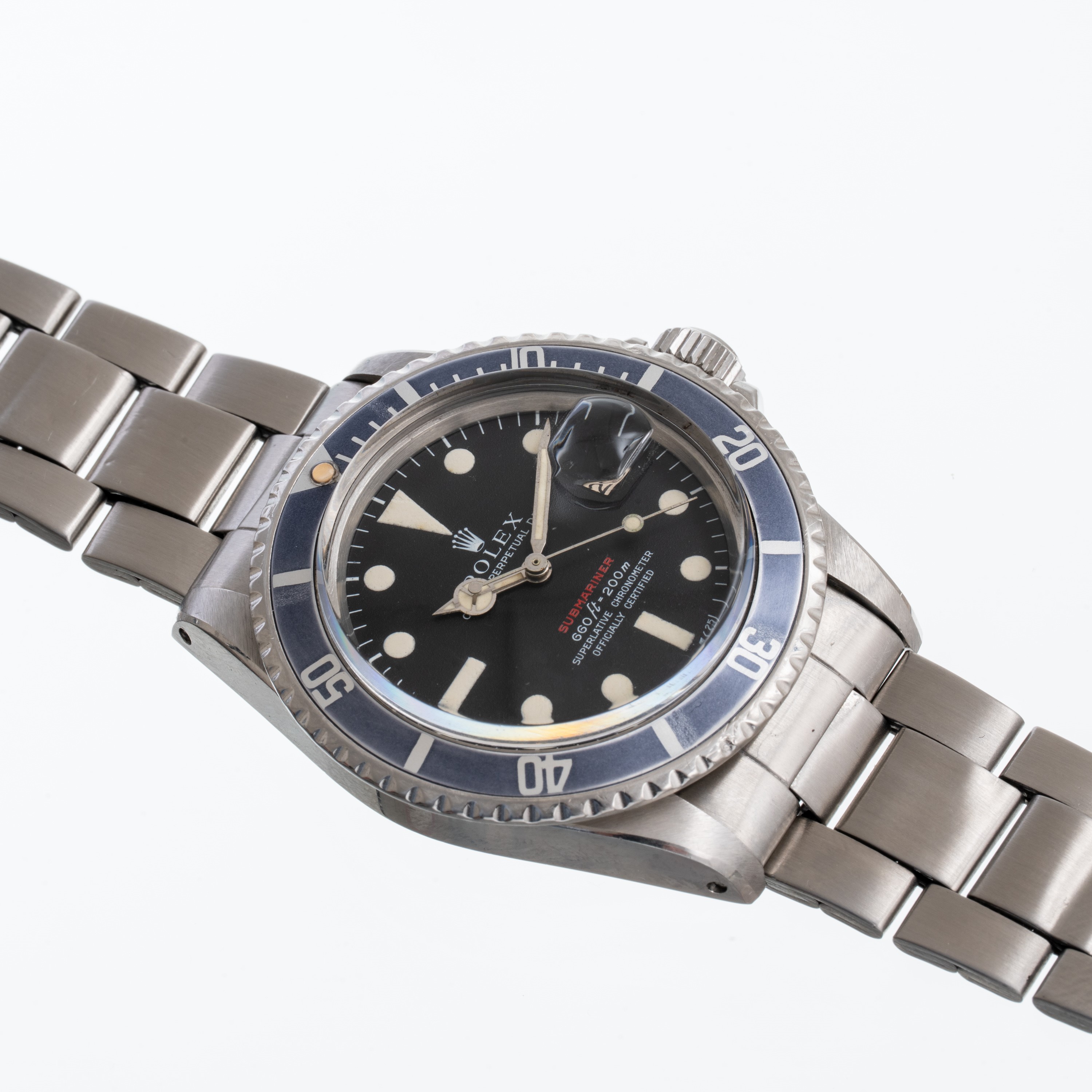 ROLEX - SUBMARINEROROLOGIO SUBACQUEO A CARICA AUTOMATICA IN ACCIAIO CON DATARIO AD ORE TRE